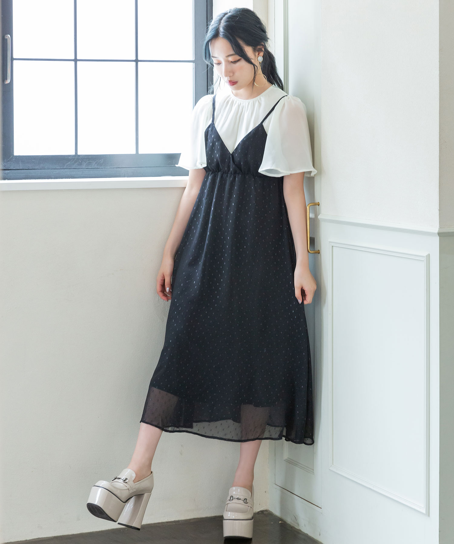 ドッキングキャミワンピ