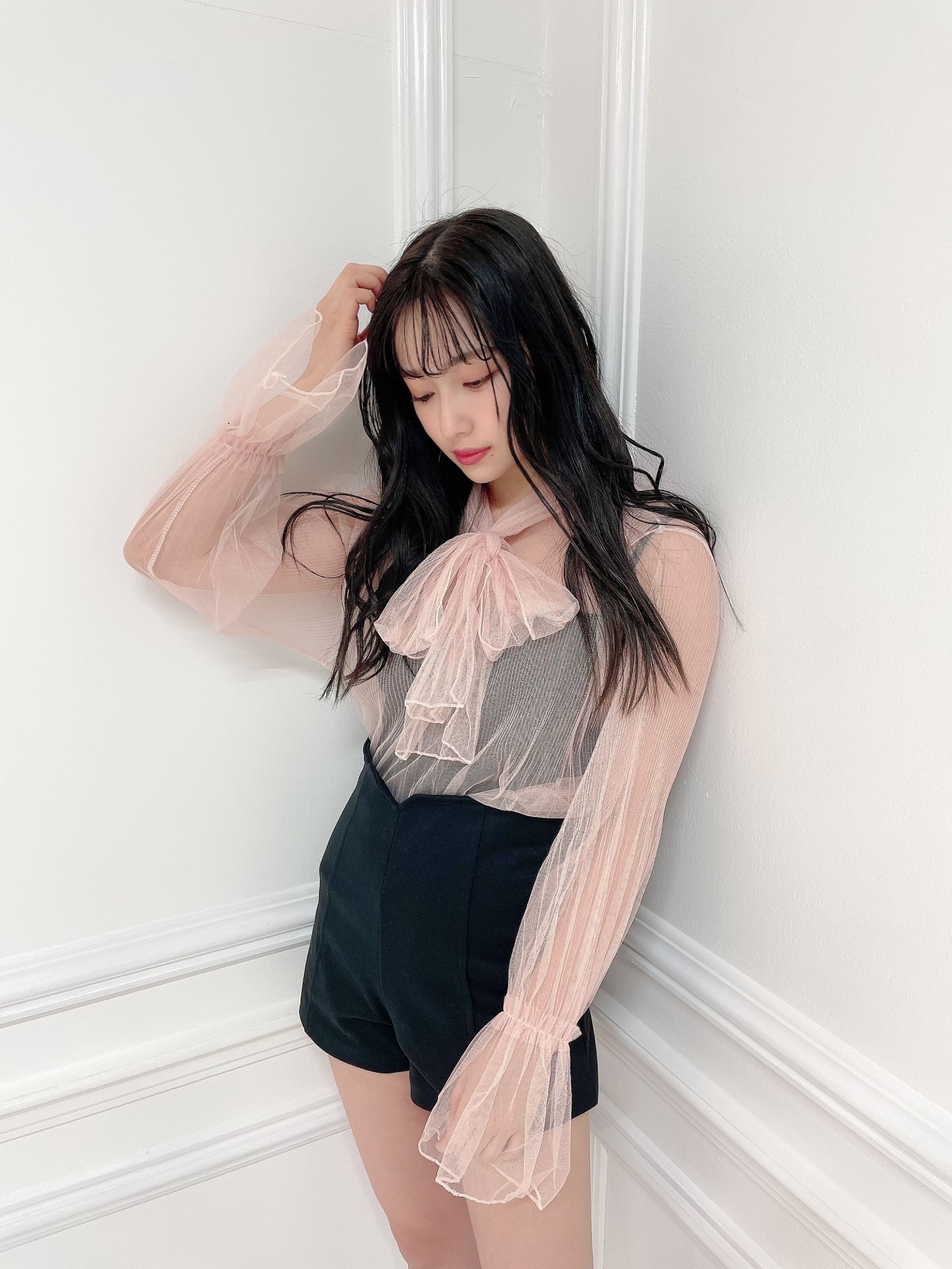 SELECT シアーボウタイブラウス