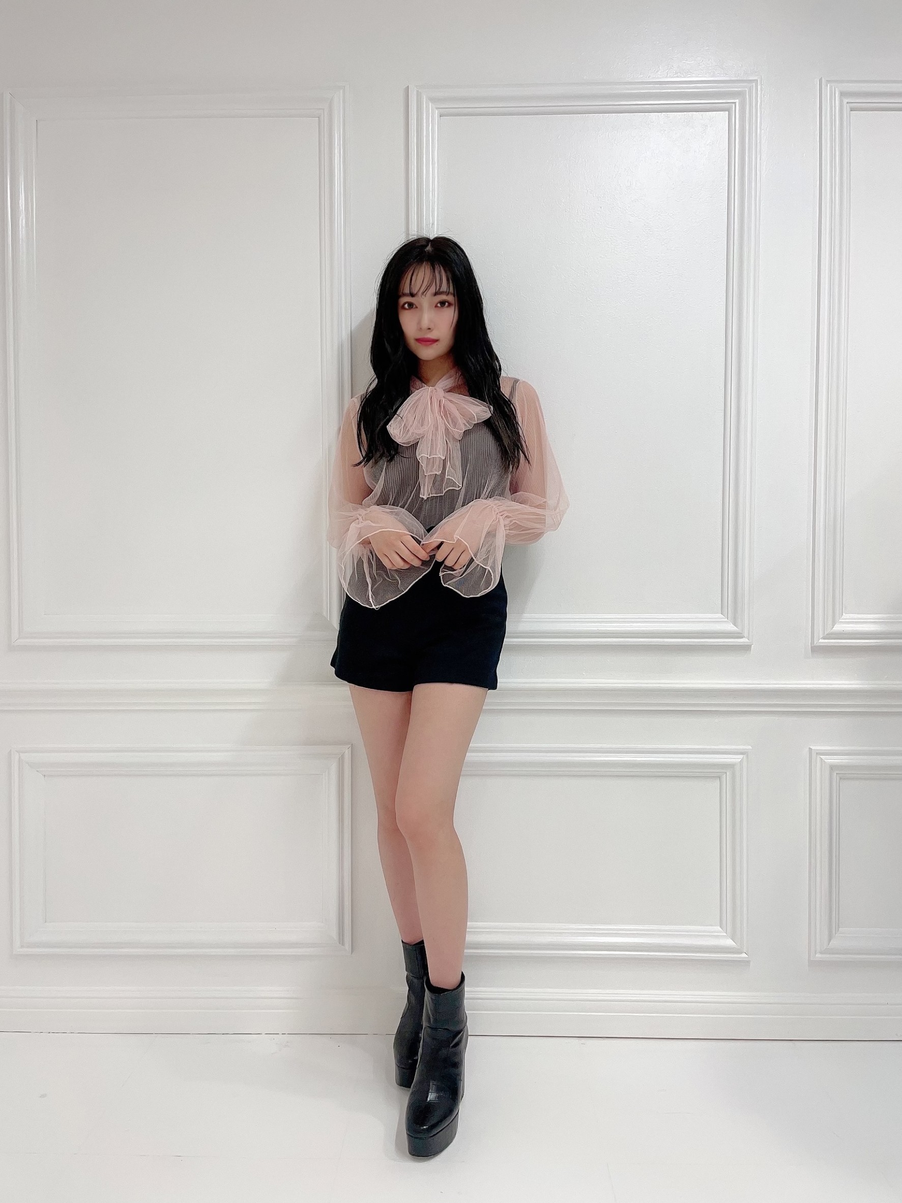 SELECT シアーボウタイブラウス