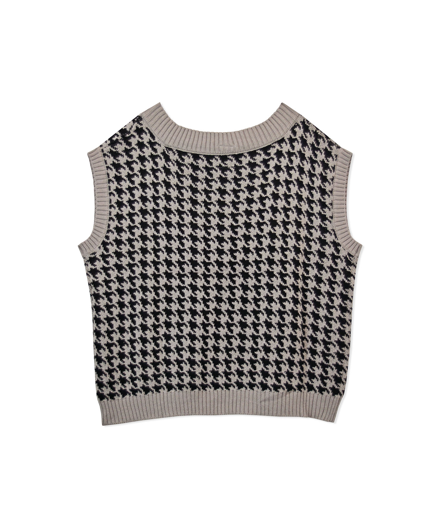 UNISEX 千鳥ニットベスト