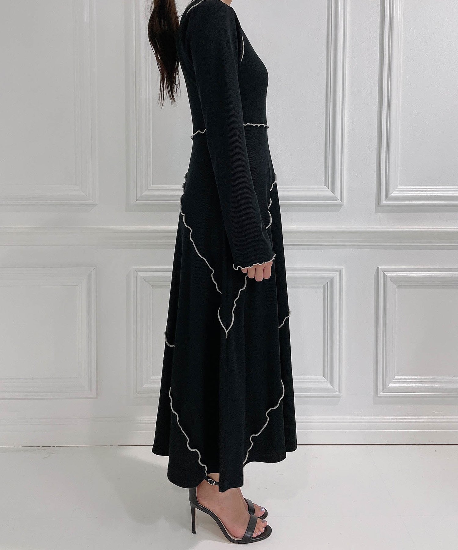 メロウアメスリロングワンピ OLIVE des ワンピース 「インフルエンサー企画」メロウアメスリ