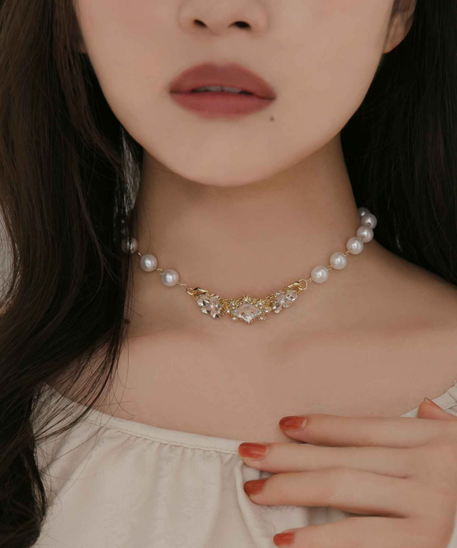 SELECT ビジューネックレス