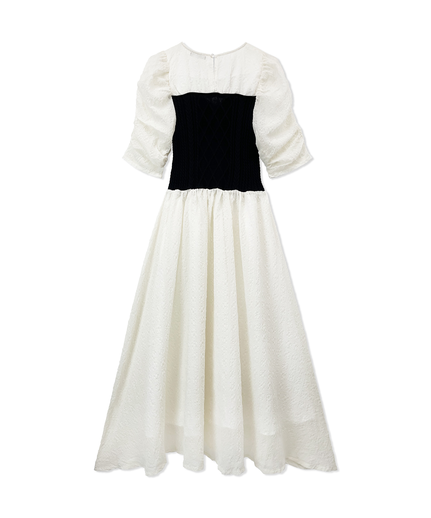 ニットビスチェワンピ