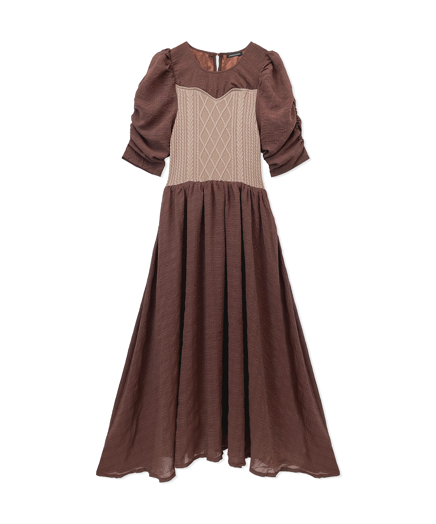 ニットビスチェワンピ