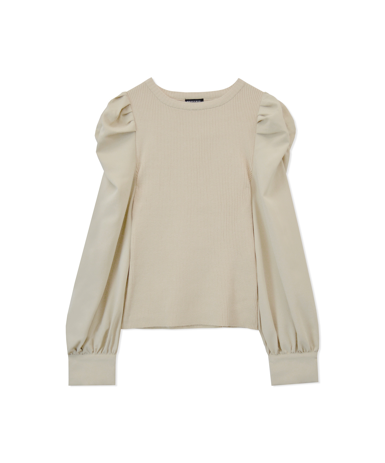 ブラウススリーブニット