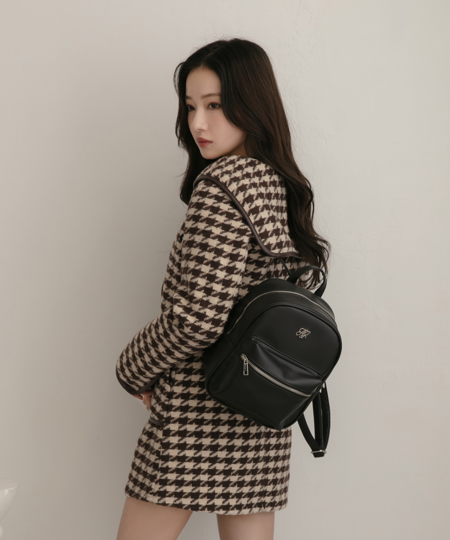 フェイクレザーリュック