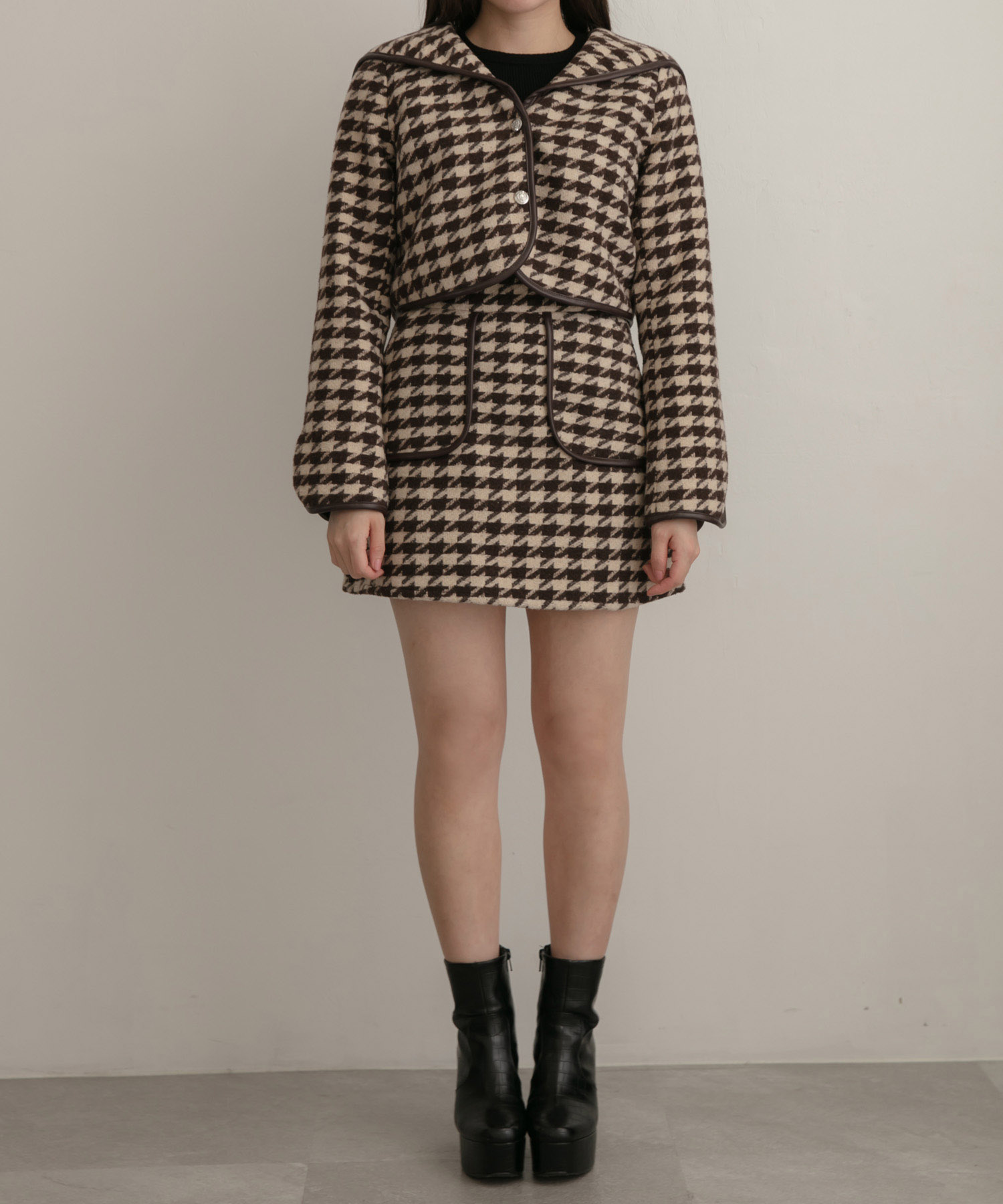 千鳥ミニスカート