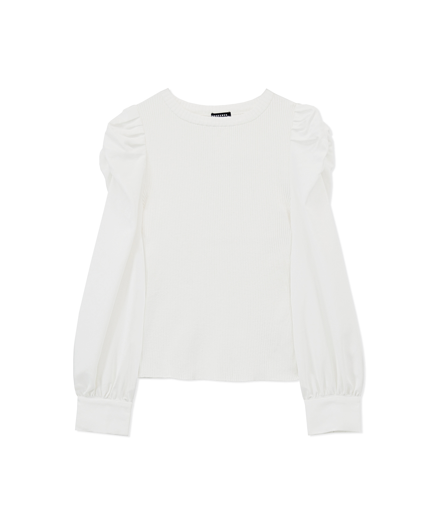 ブラウススリーブニット