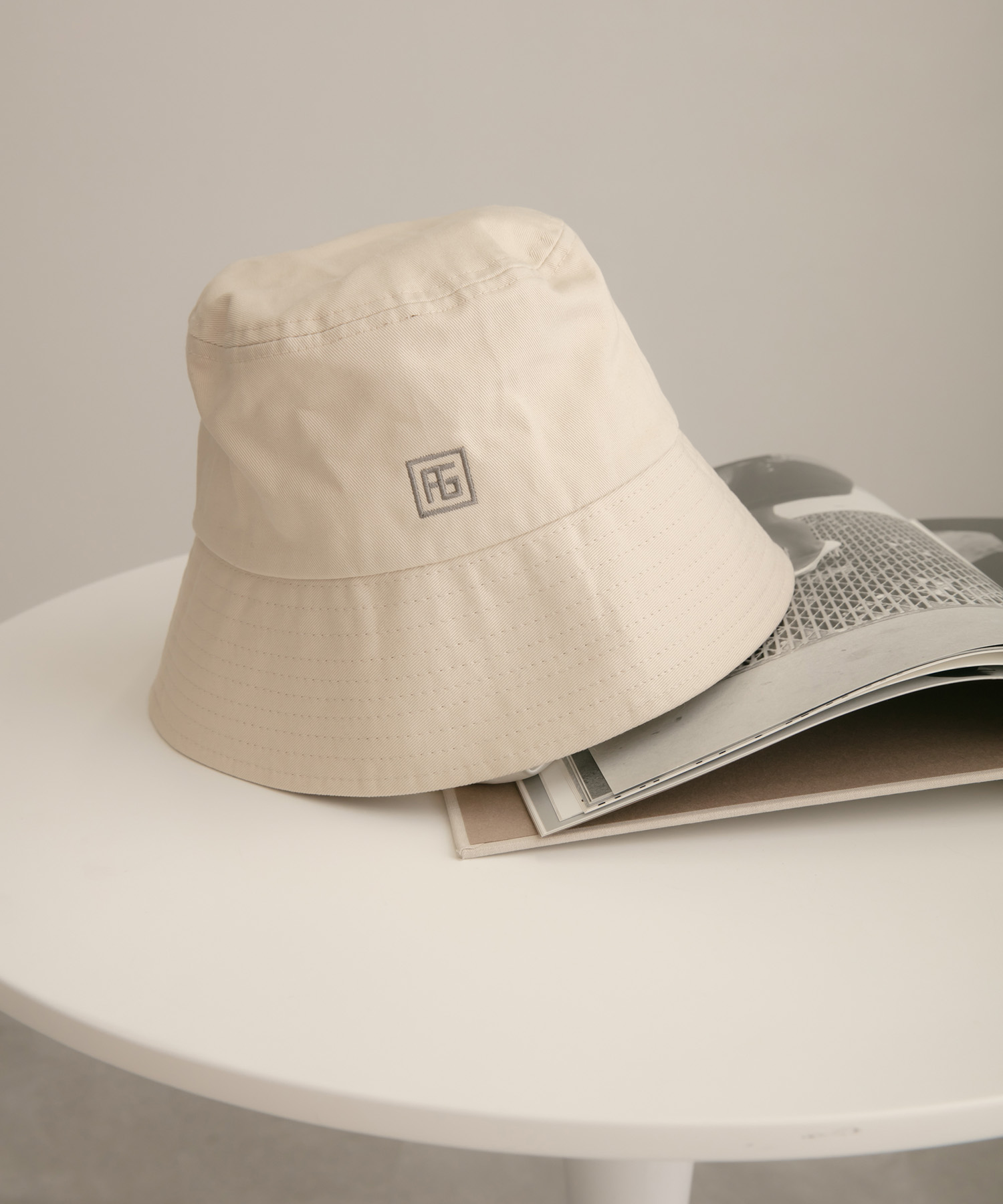 UNISEX AGツイルバケットハット