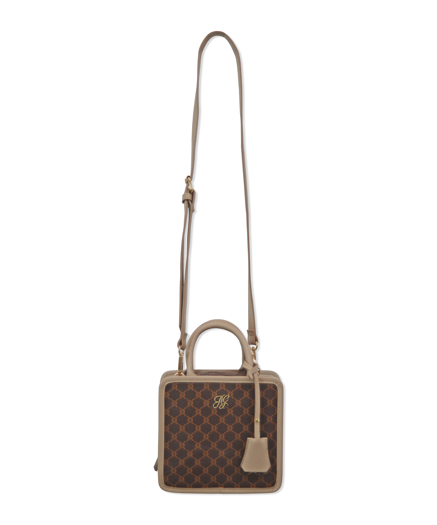 モノグラムショルダーバッグ