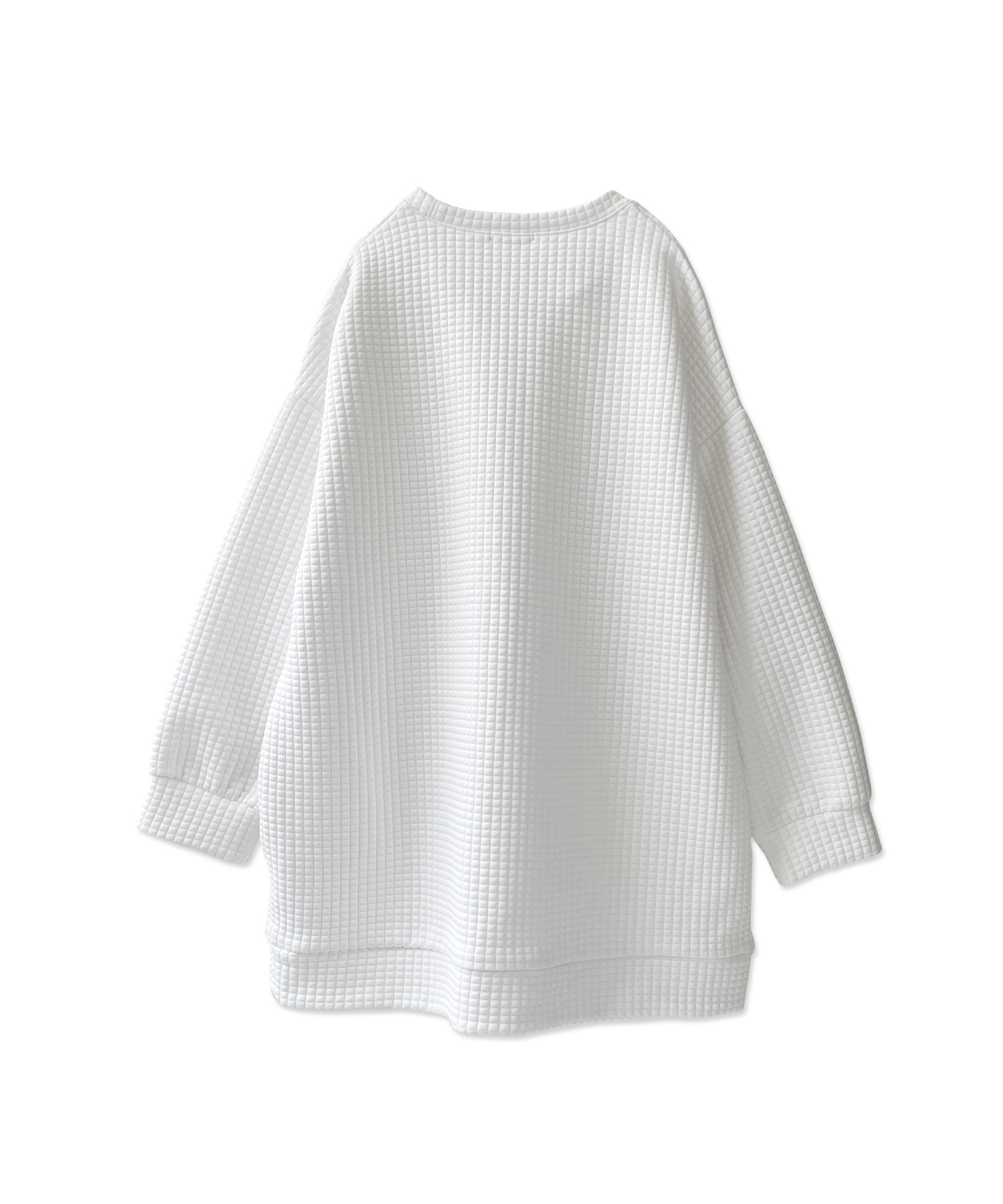 UNISEX ジャガードワッフルトップス