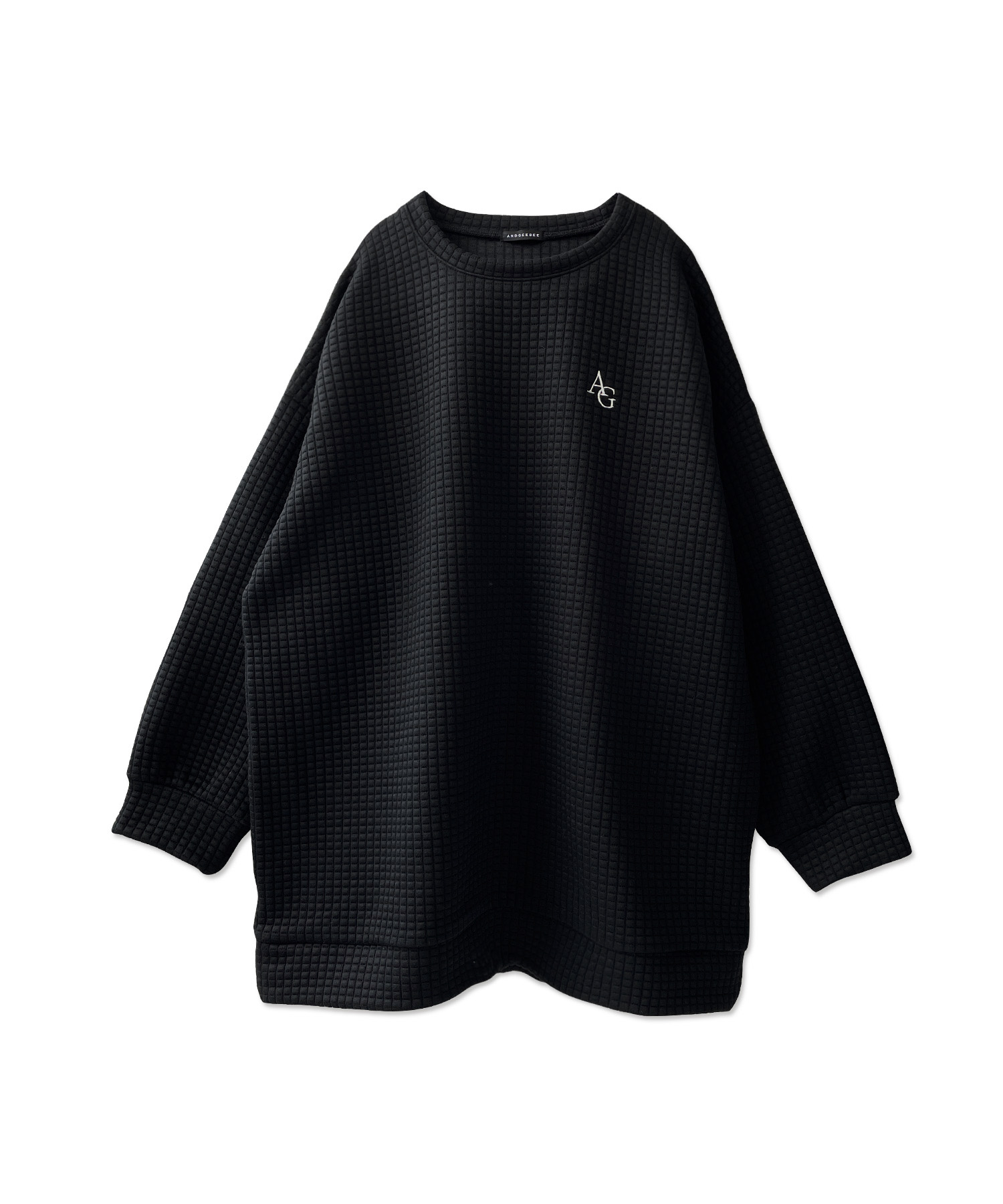 UNISEX ジャガードワッフルトップス