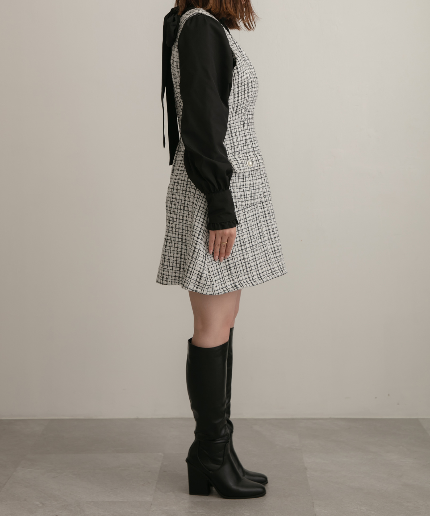 ツィードジャンパースカート