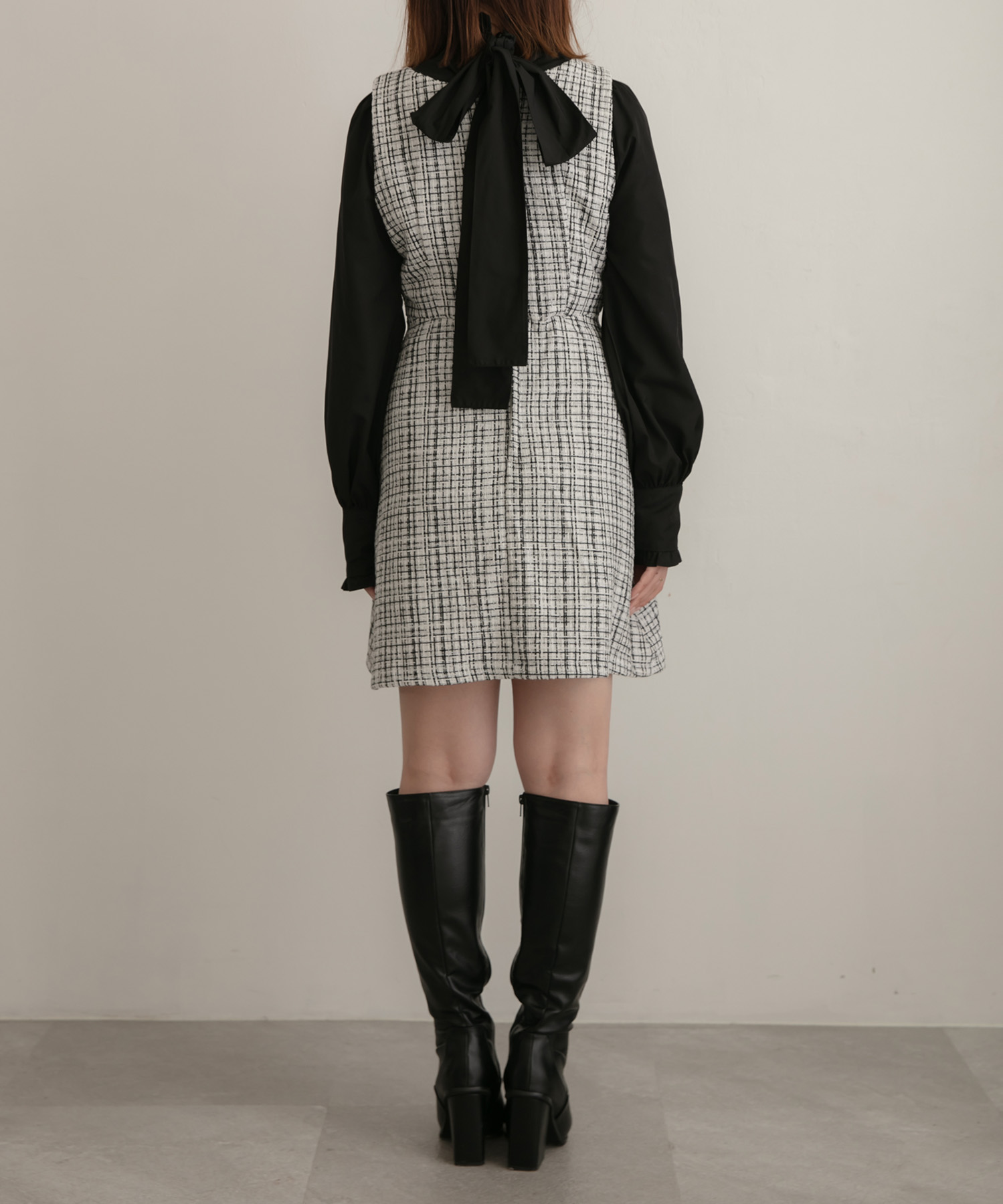 ツィードジャンパースカート