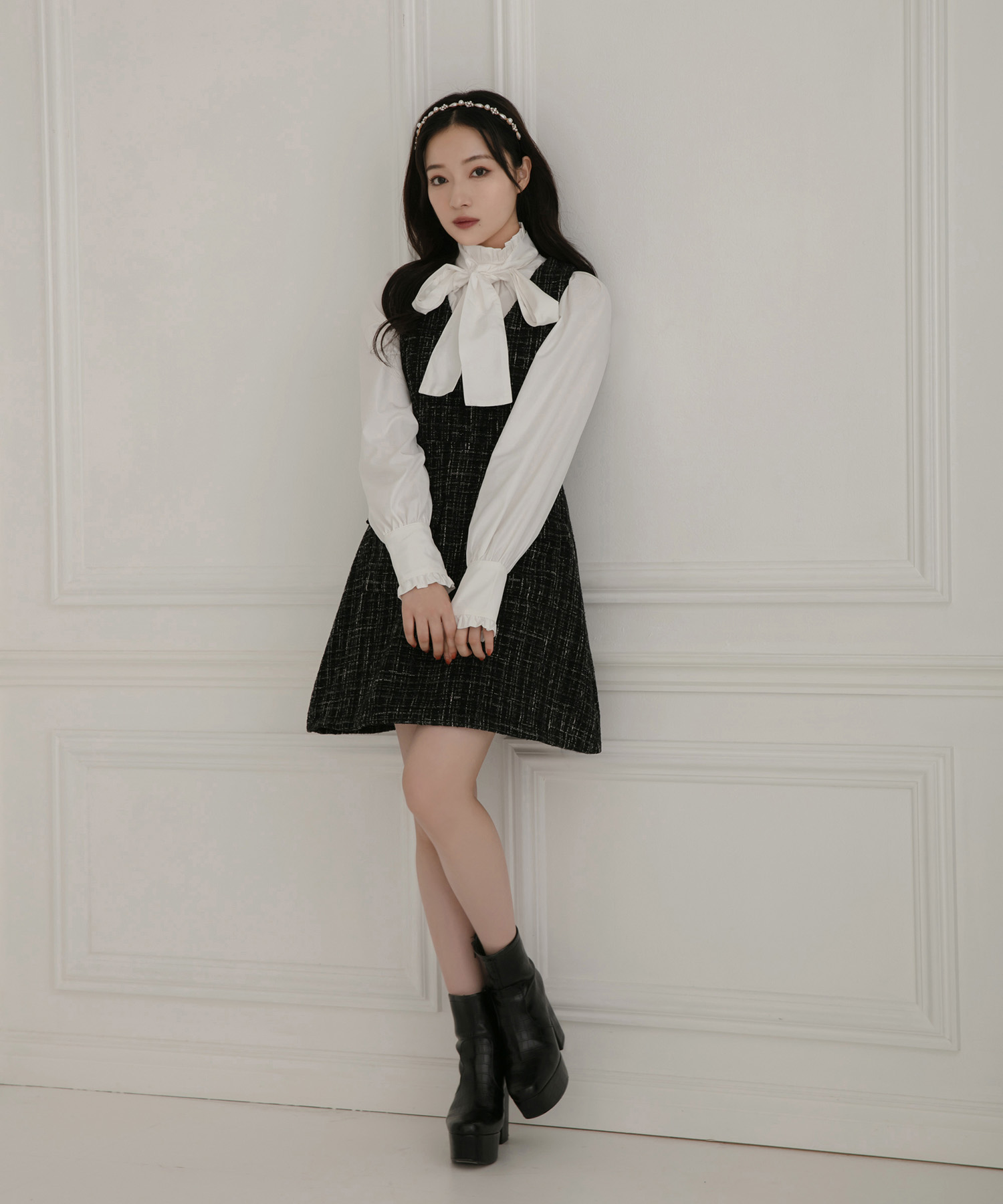 ツィードジャンパースカート