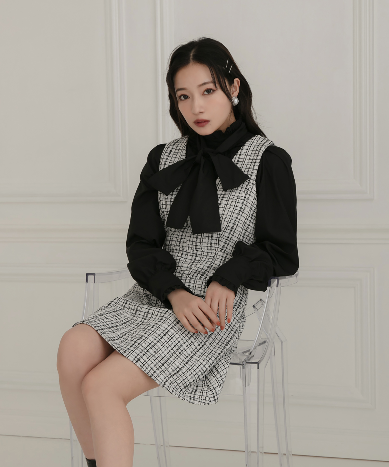 ツィードジャンパースカート