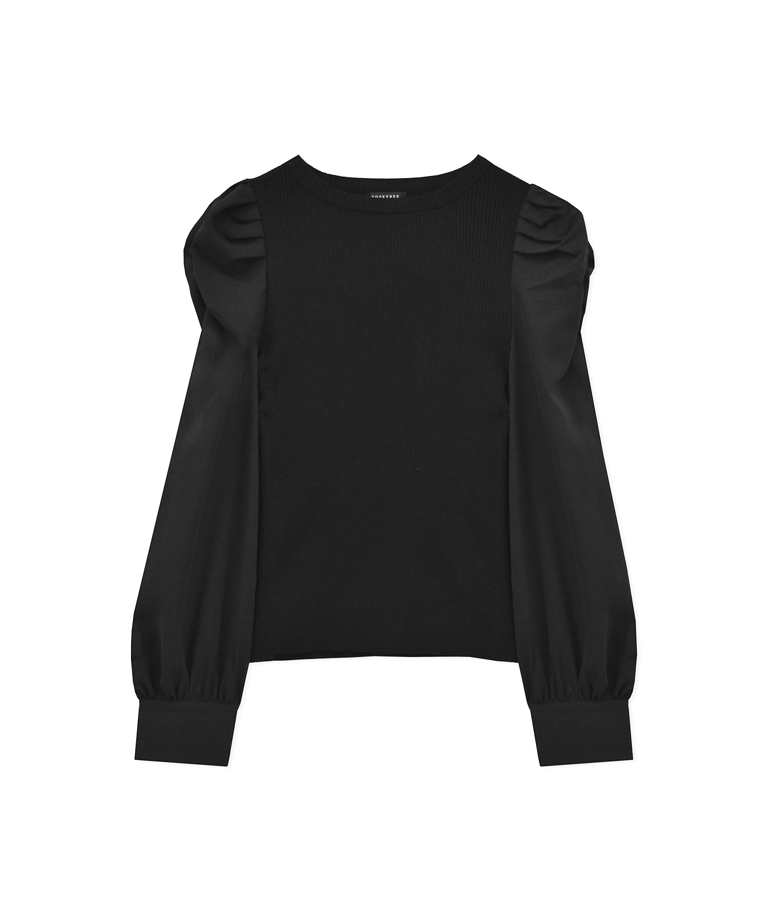 ブラウススリーブニット