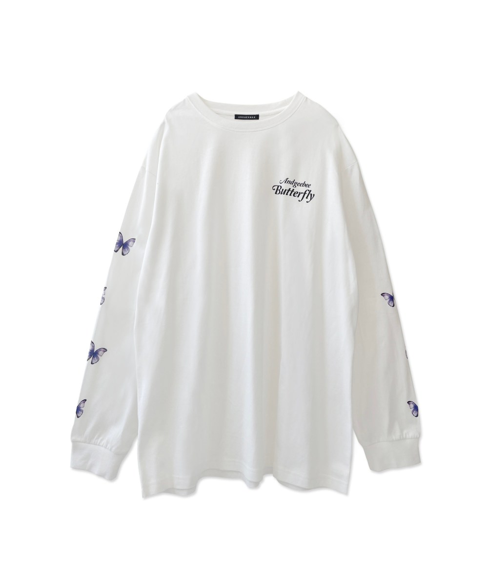 UNISEX  バタフライロンT