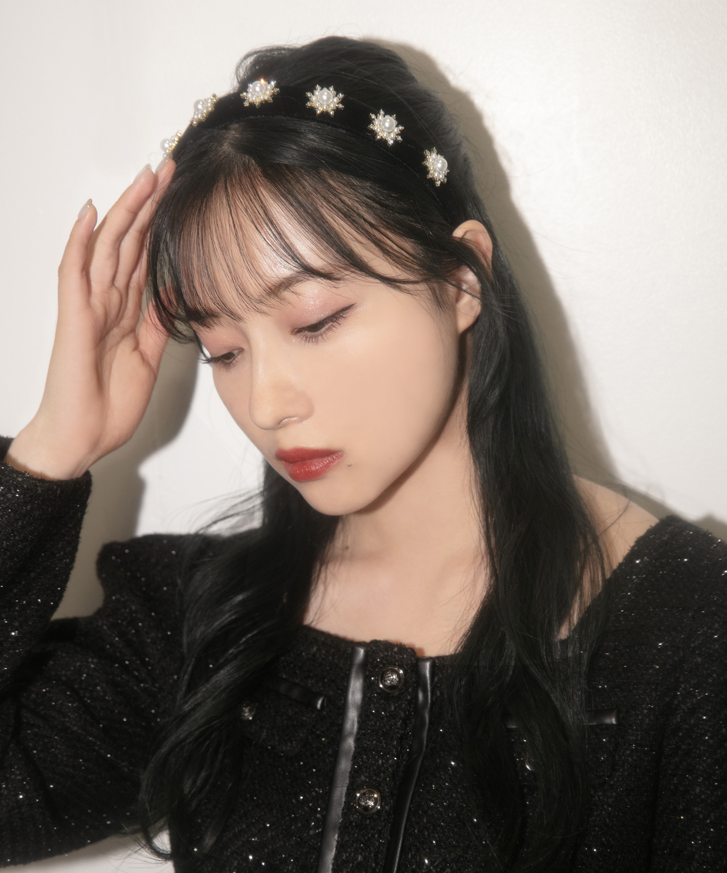 SELECT パールモチーフカチューシャ