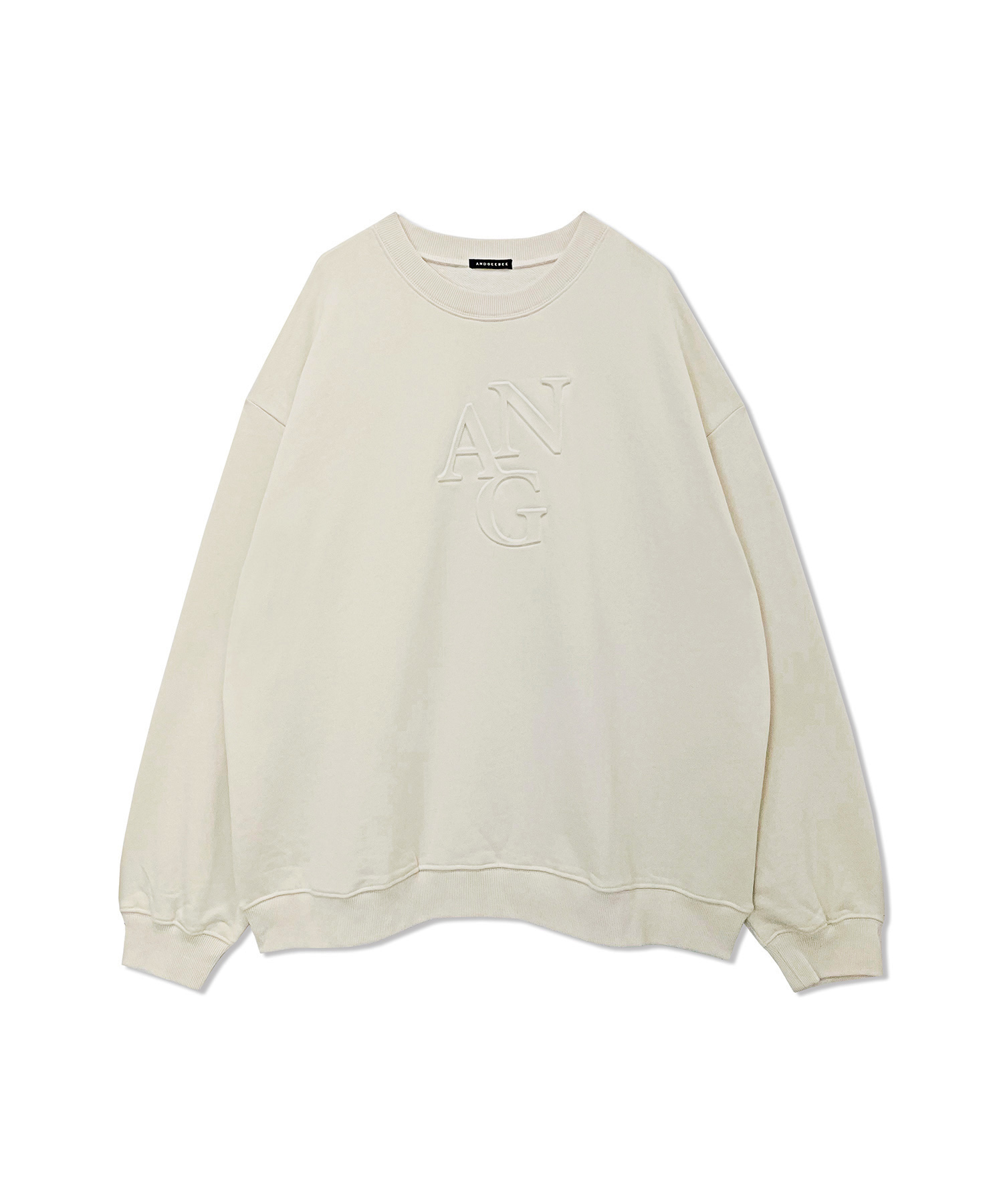 UNISEX エンボスロゴスウェット