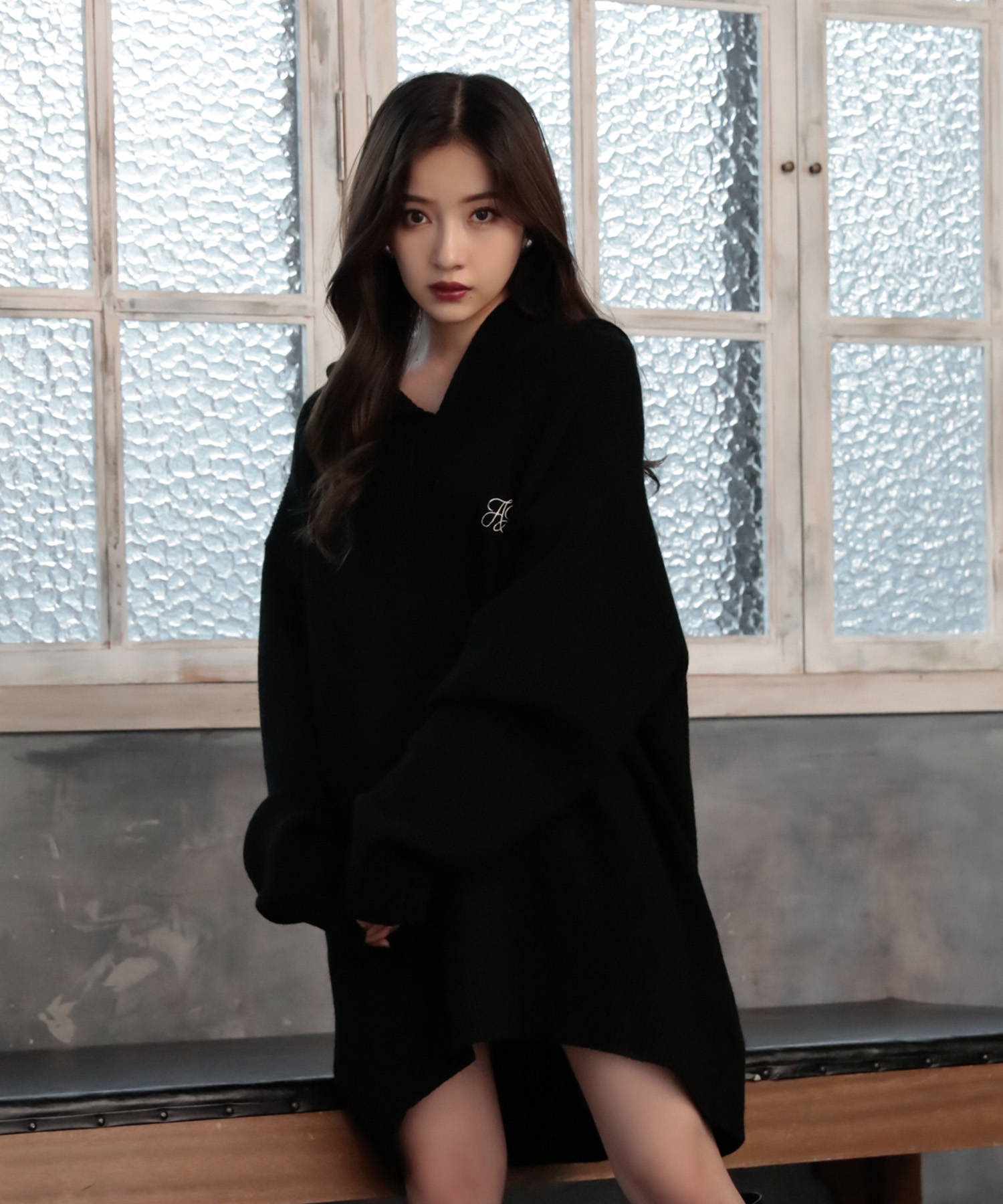 UNISEX ニットパーカー