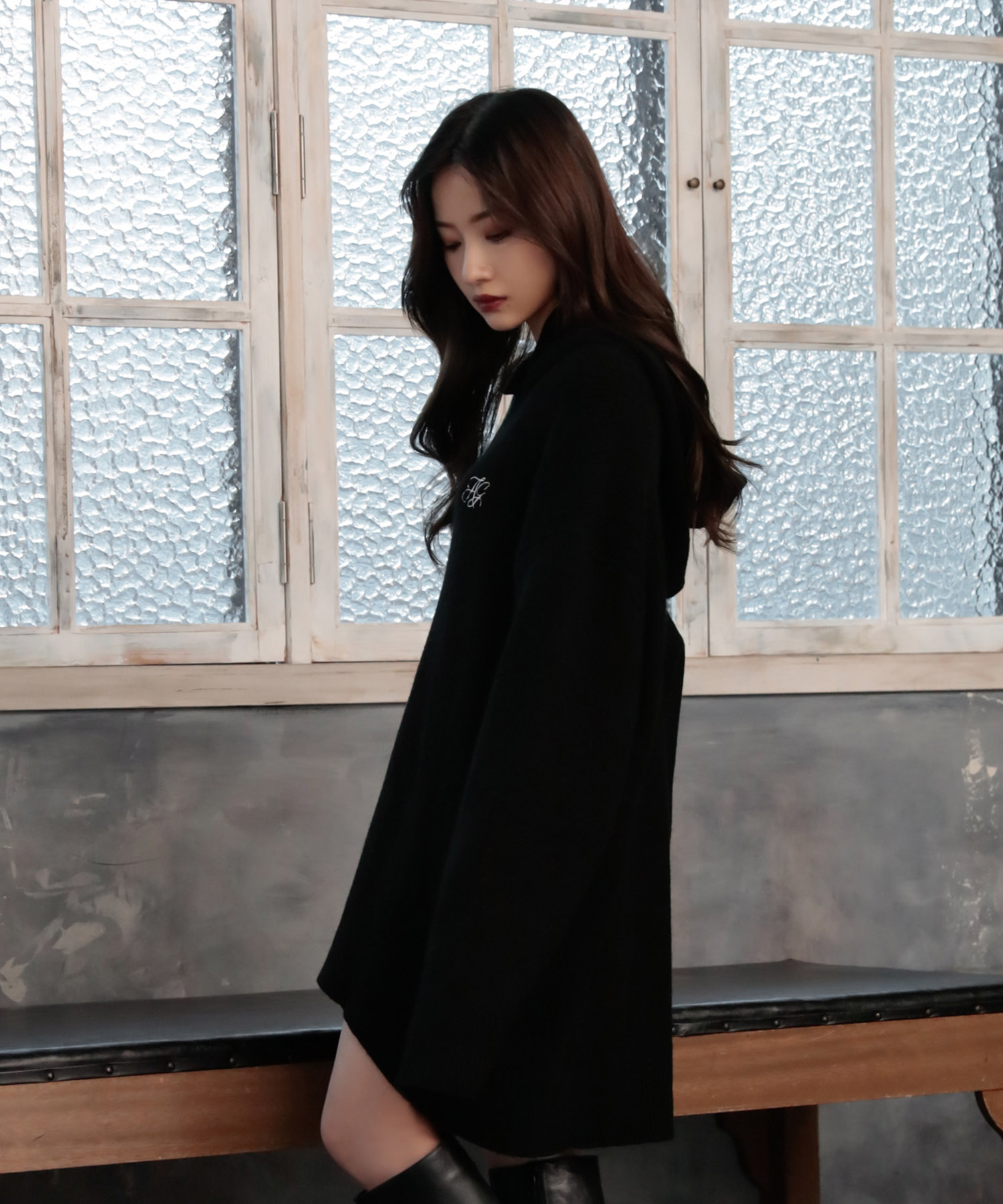 UNISEX ニットパーカー