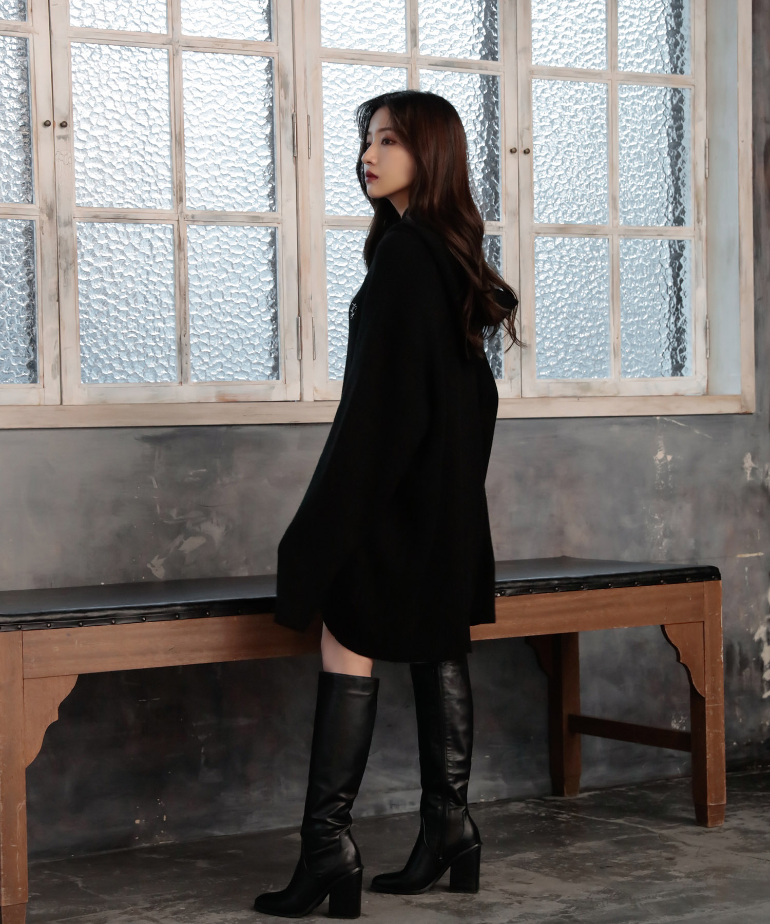 UNISEX ニットパーカー