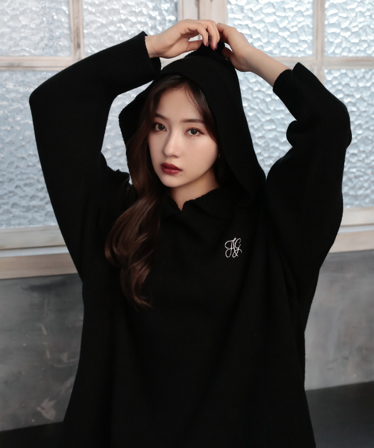 UNISEX ニットパーカー