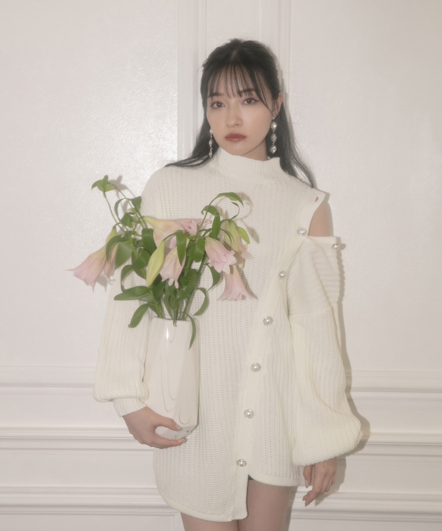 ボタンアシメニット