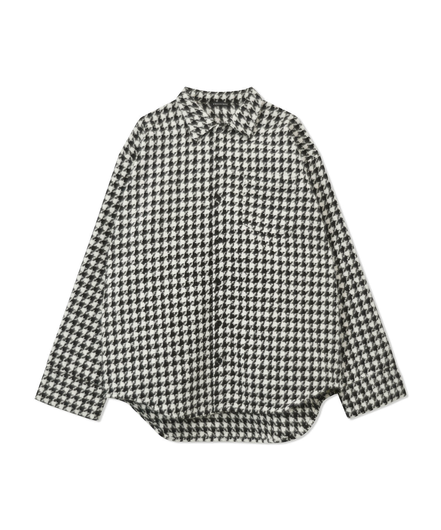 UNISEX  千鳥オーバーサイズシャツ