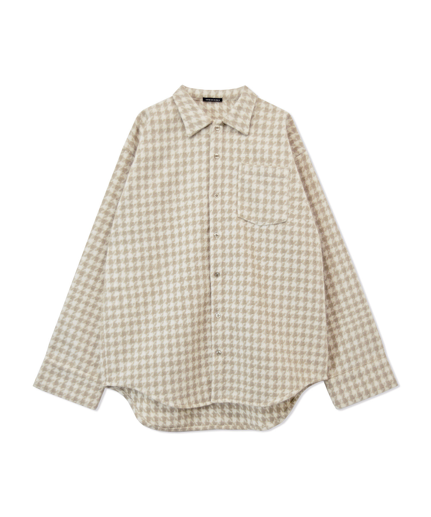 UNISEX  千鳥オーバーサイズシャツ