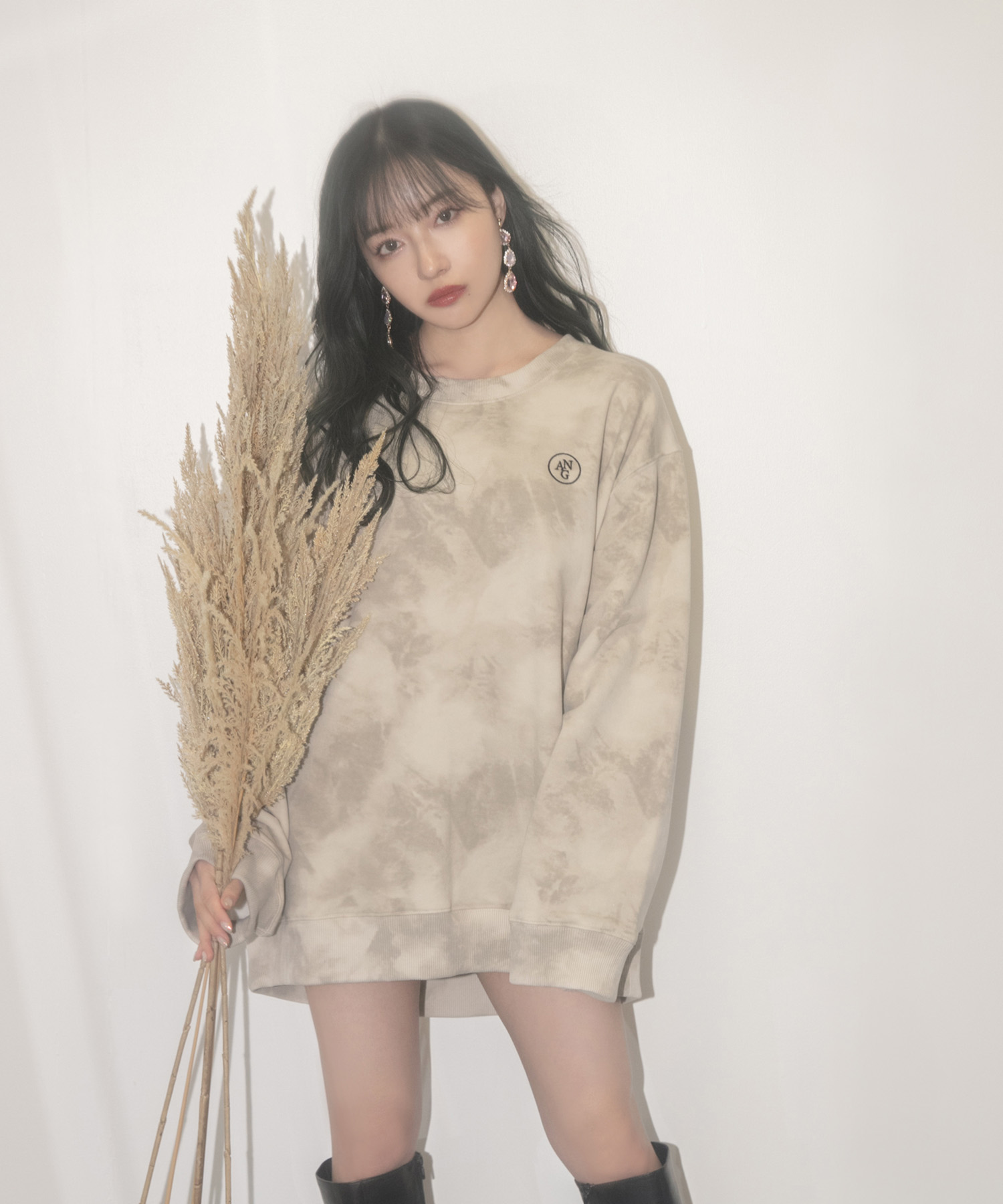 UNISEX タイダイ裏起毛スウェット