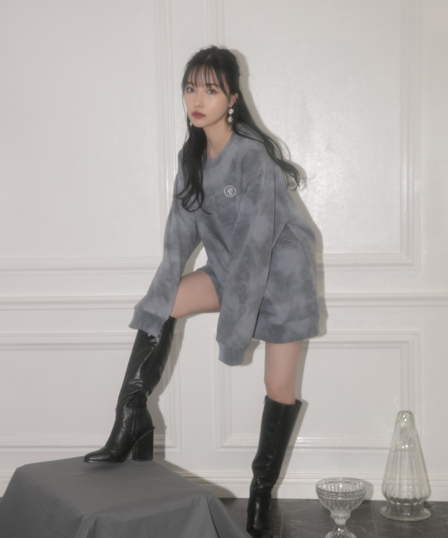 UNISEX タイダイ裏起毛スウェット