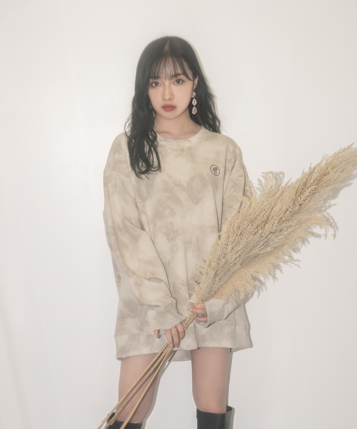 UNISEX タイダイ裏起毛スウェット