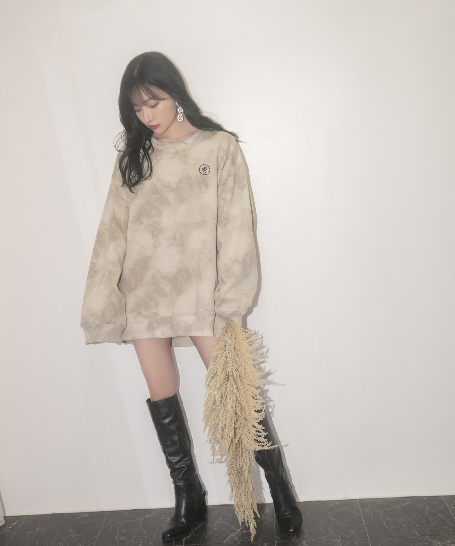 UNISEX タイダイ裏起毛スウェット