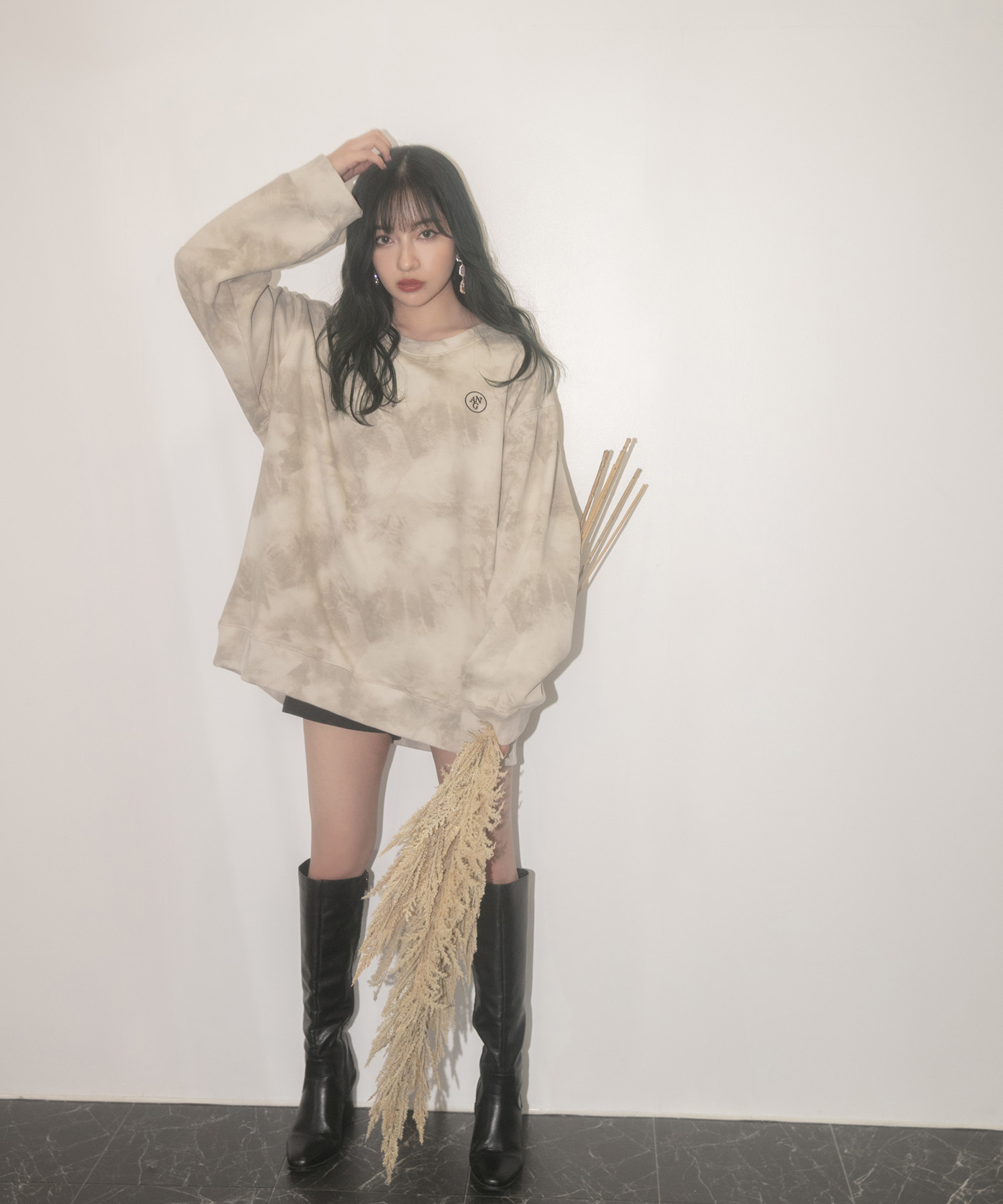 UNISEX タイダイ裏起毛スウェット