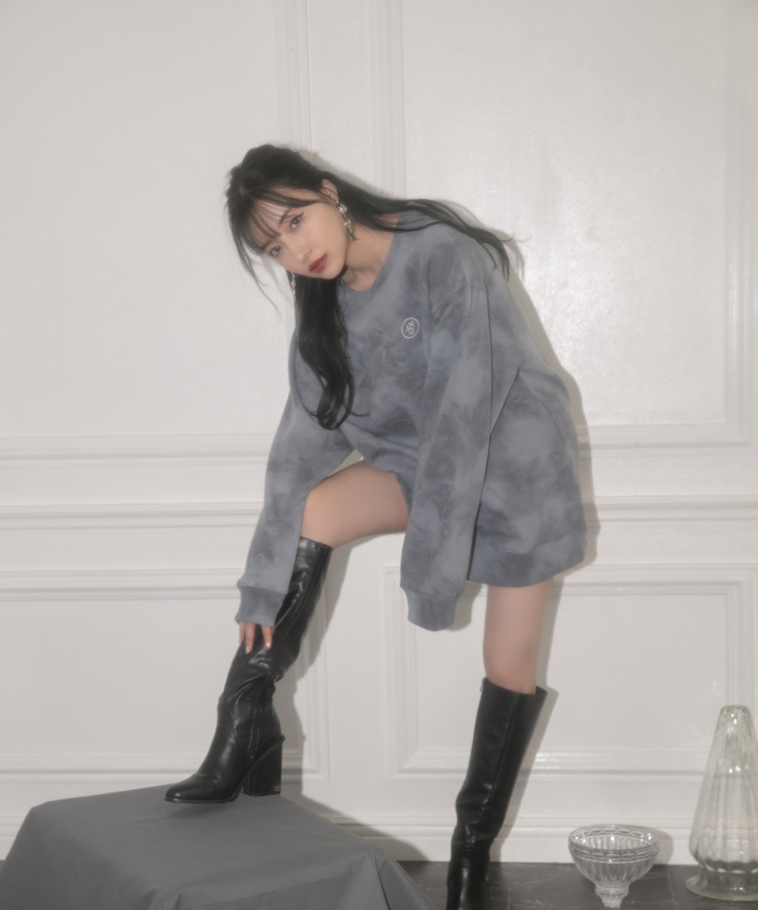 UNISEX タイダイ裏起毛スウェット