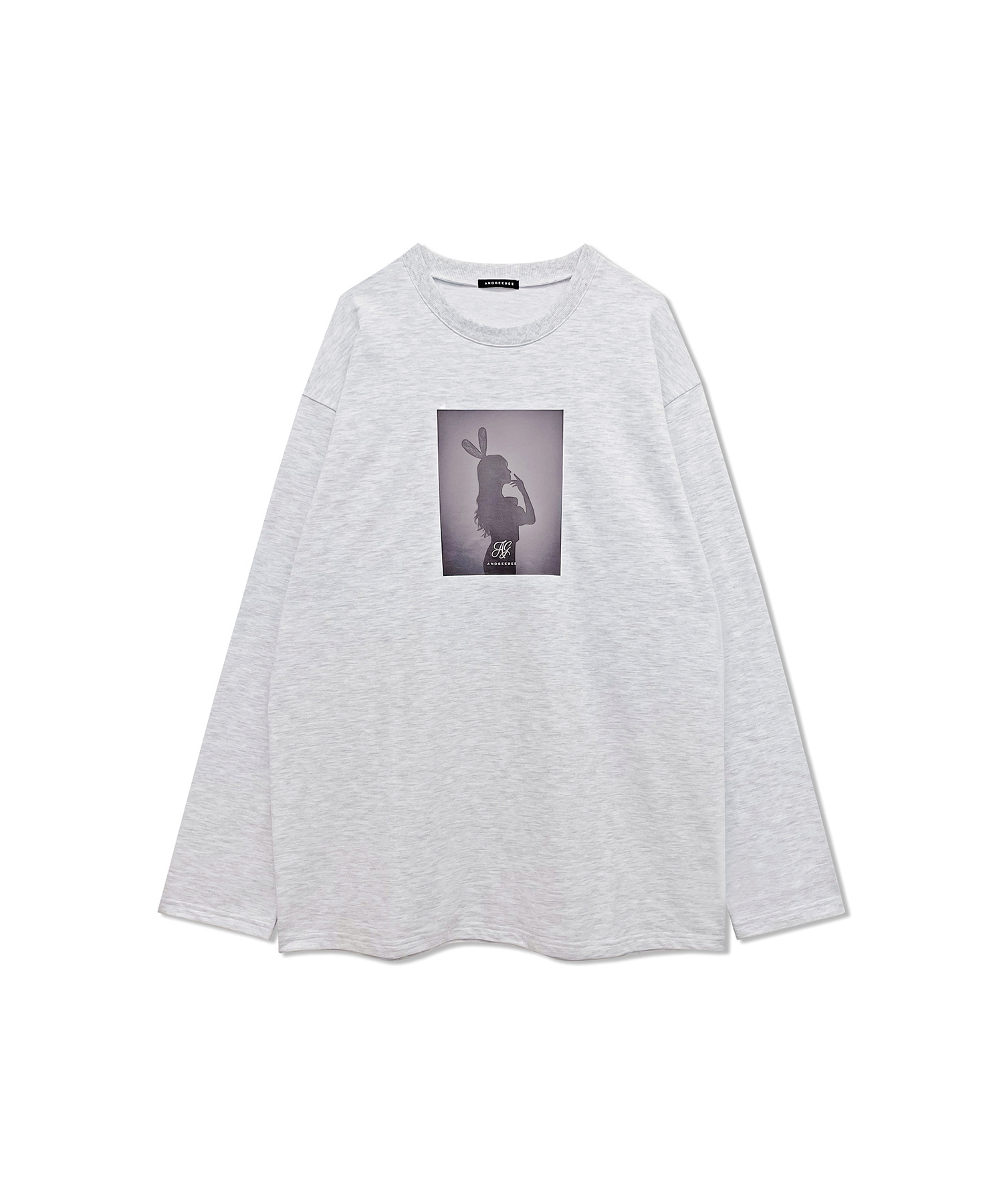 UNISEX バニーシルエットロンT