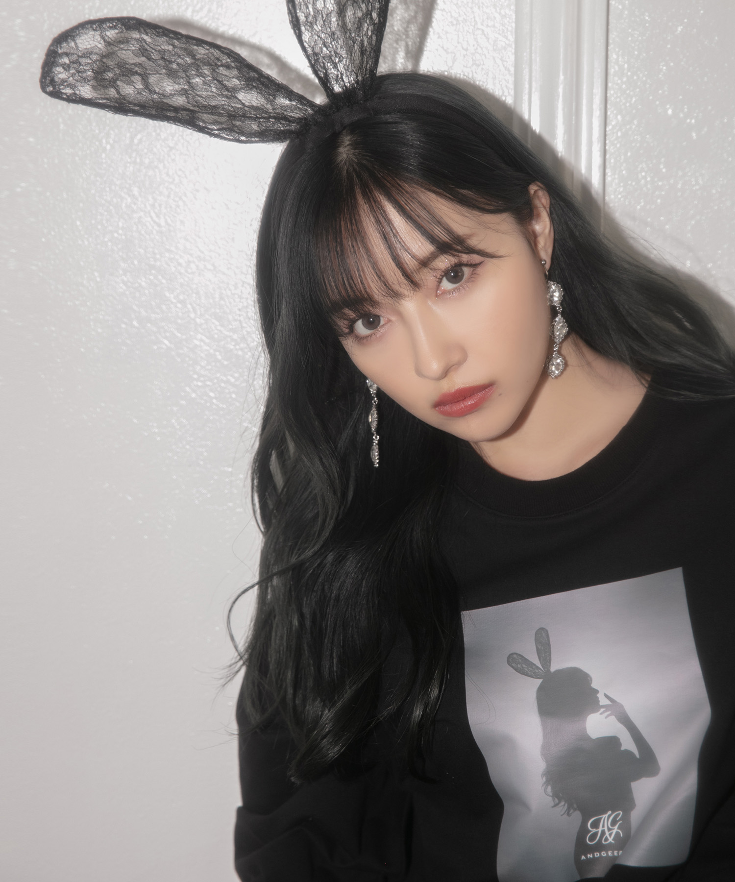 UNISEX バニーシルエットロンT