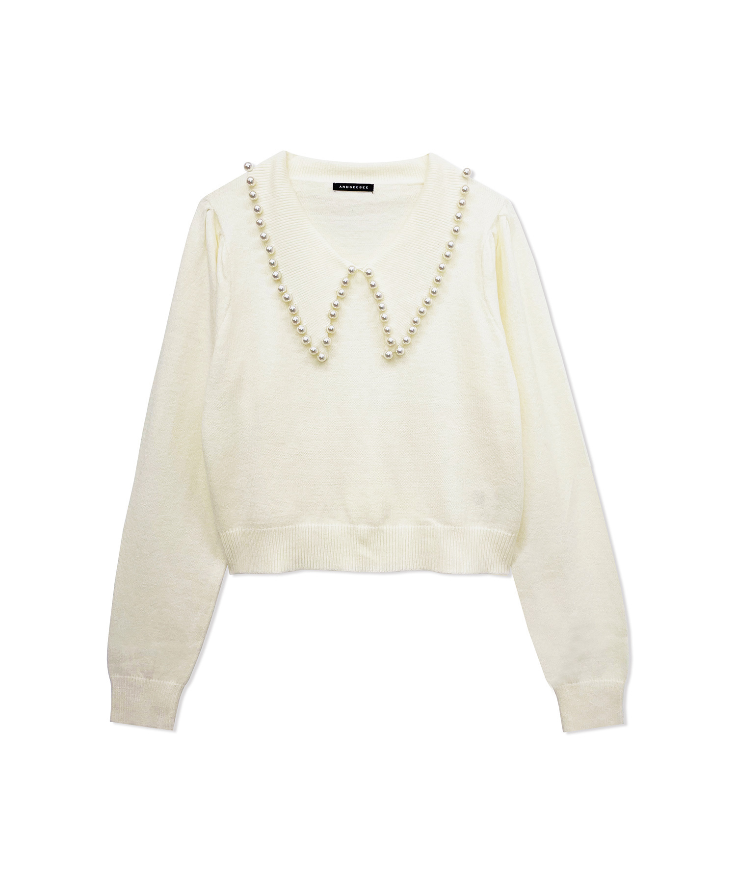 パールカラーニット