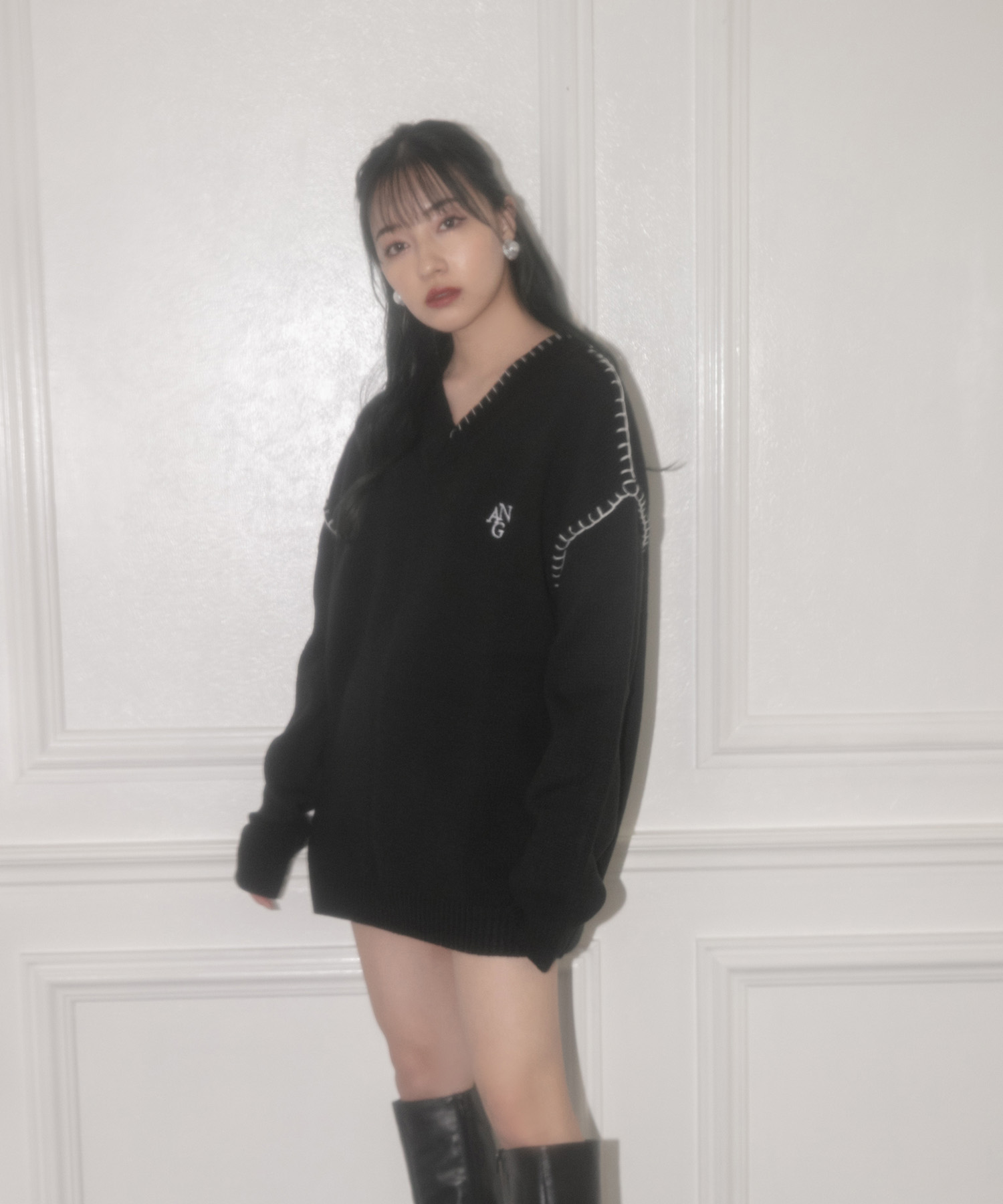 UNISEX ステッチニット