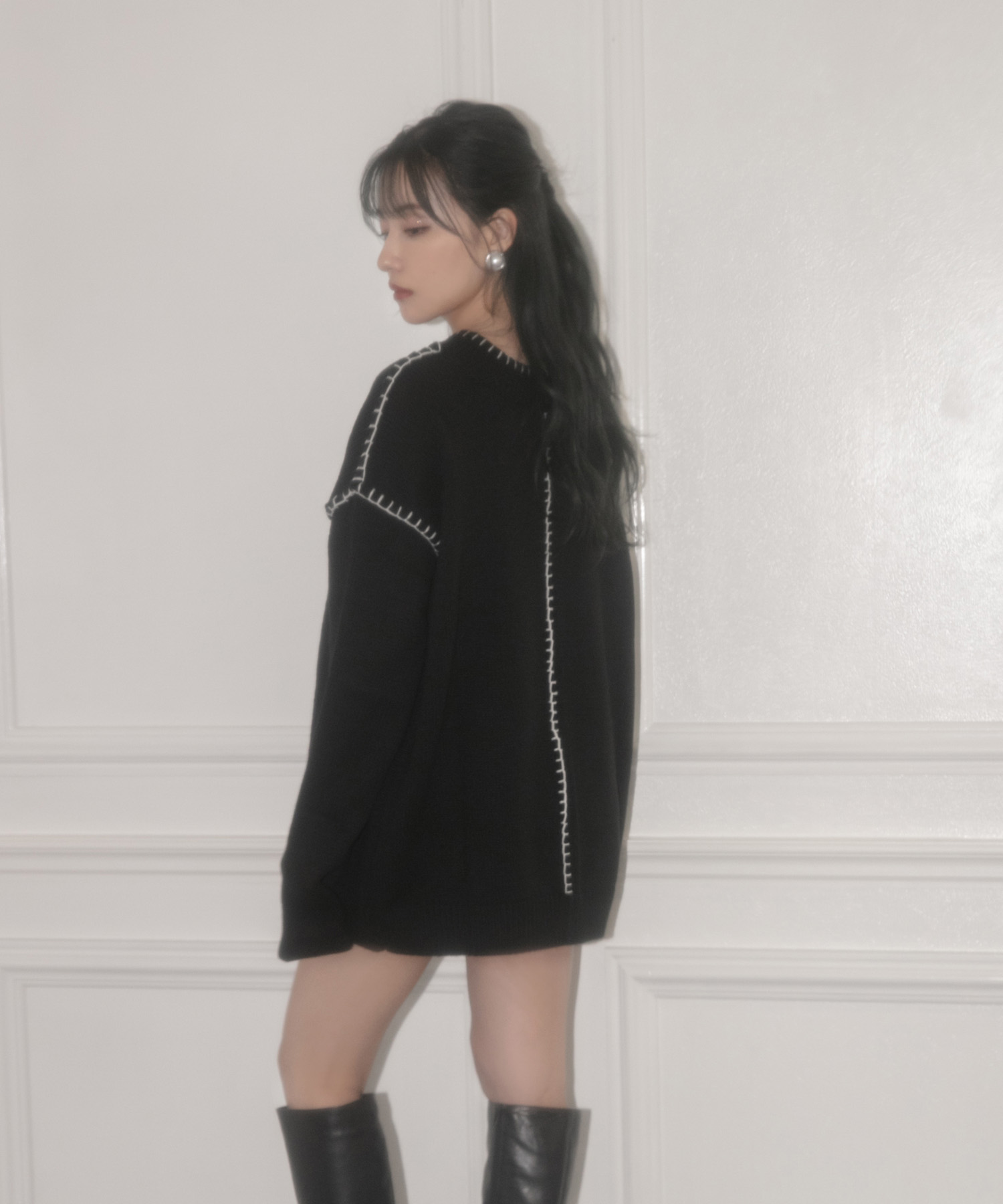 UNISEX ステッチニット