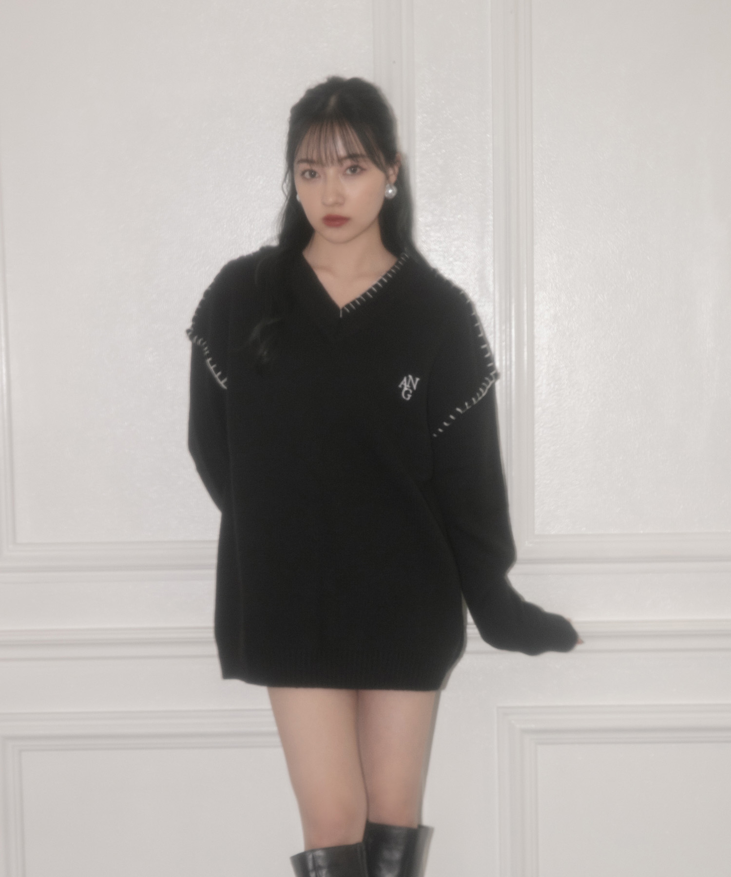 UNISEX ステッチニット