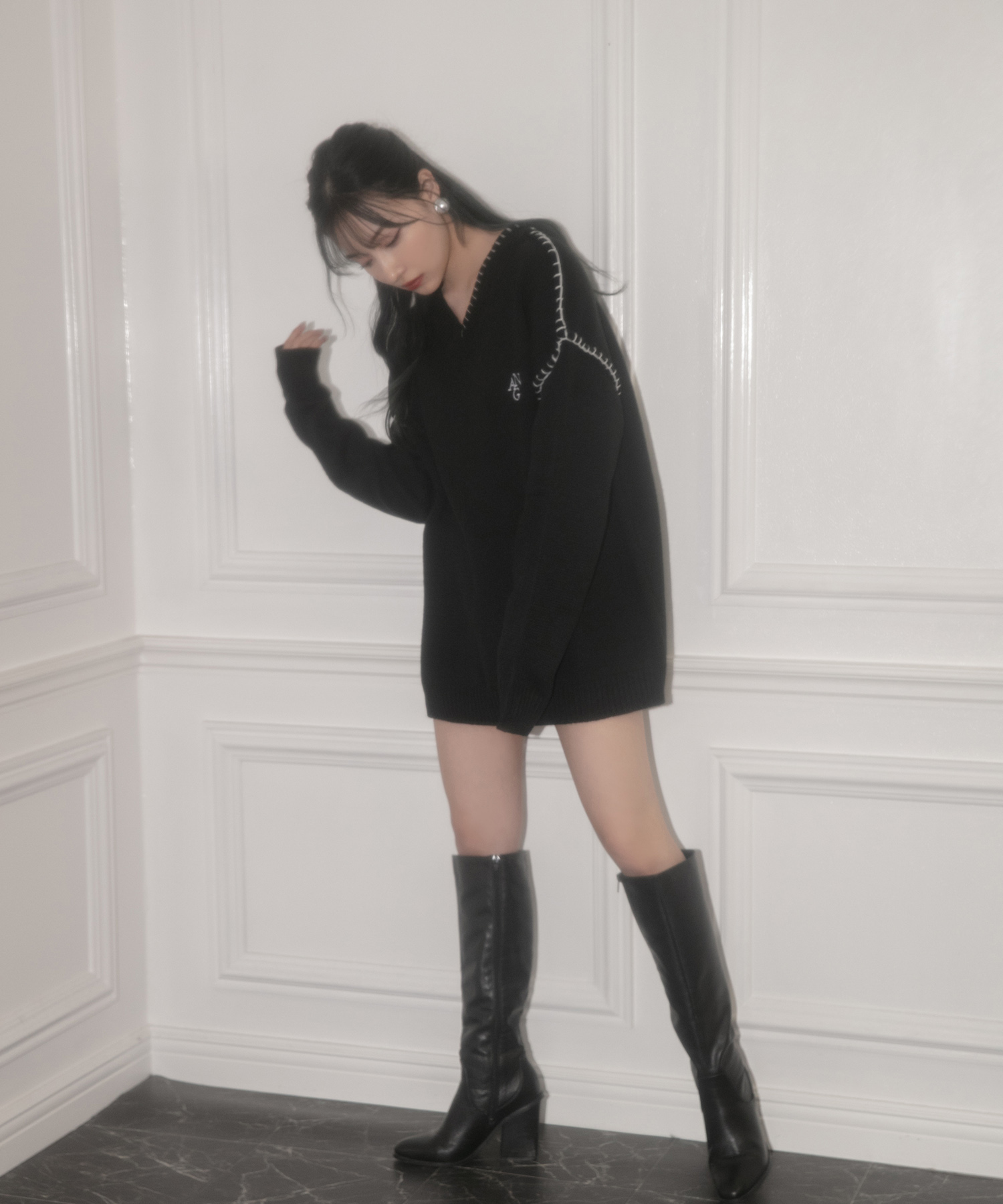 UNISEX ステッチニット