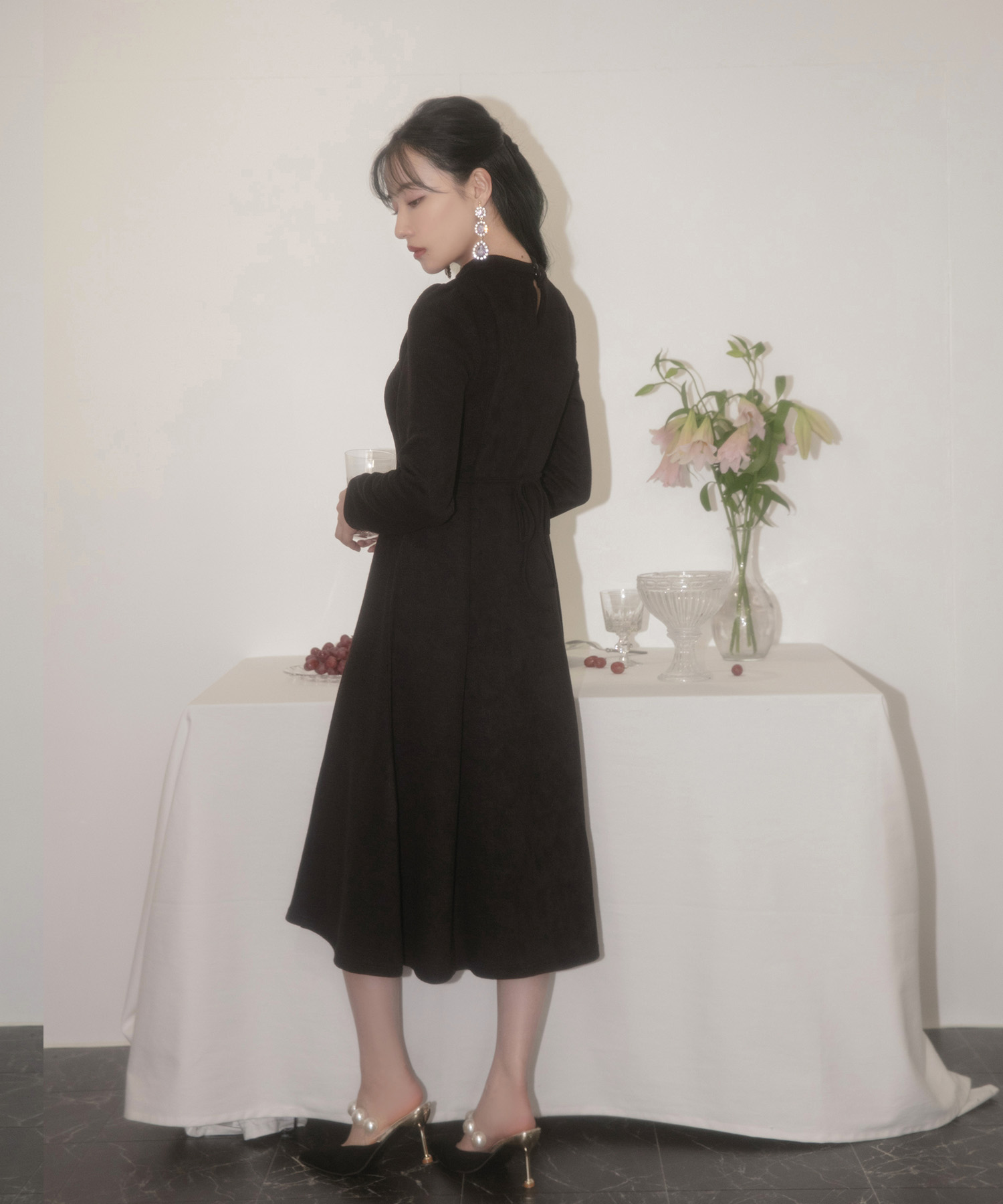 フロントオープンカットワンピ