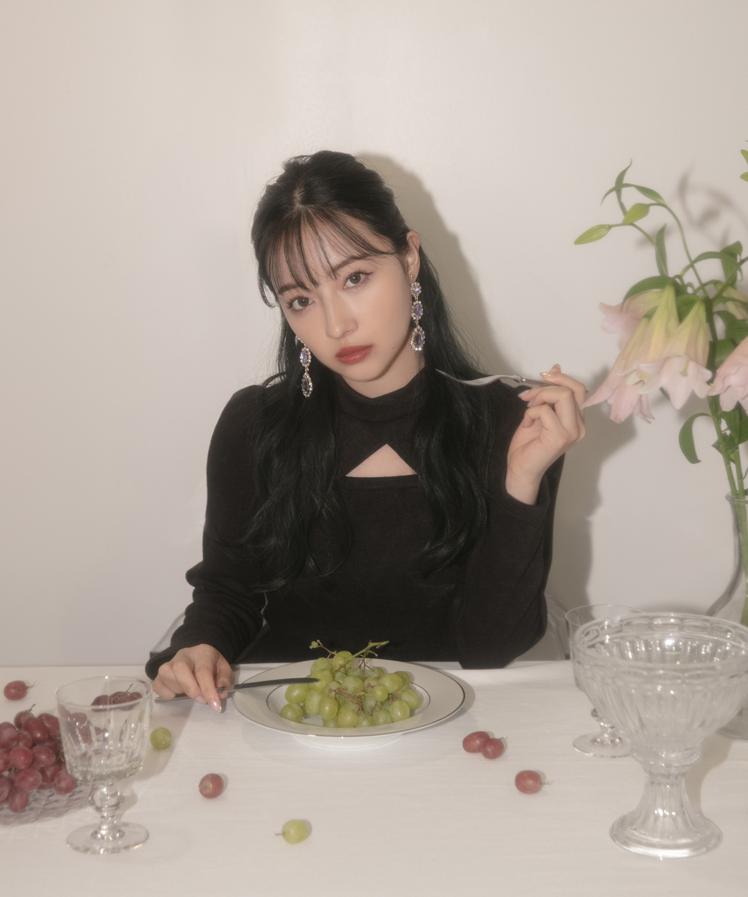 フロントオープンカットワンピ