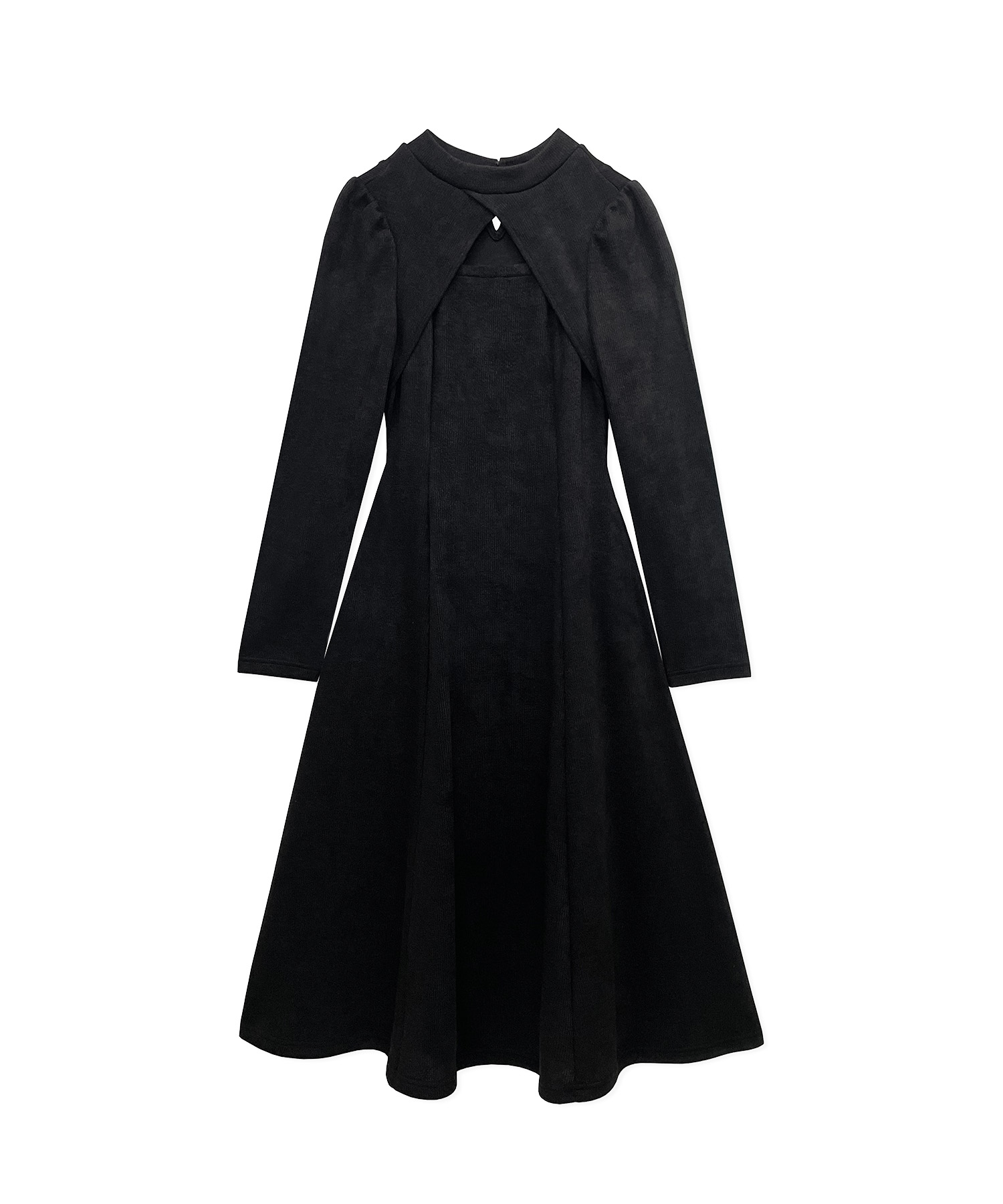 フロントオープンカットワンピ