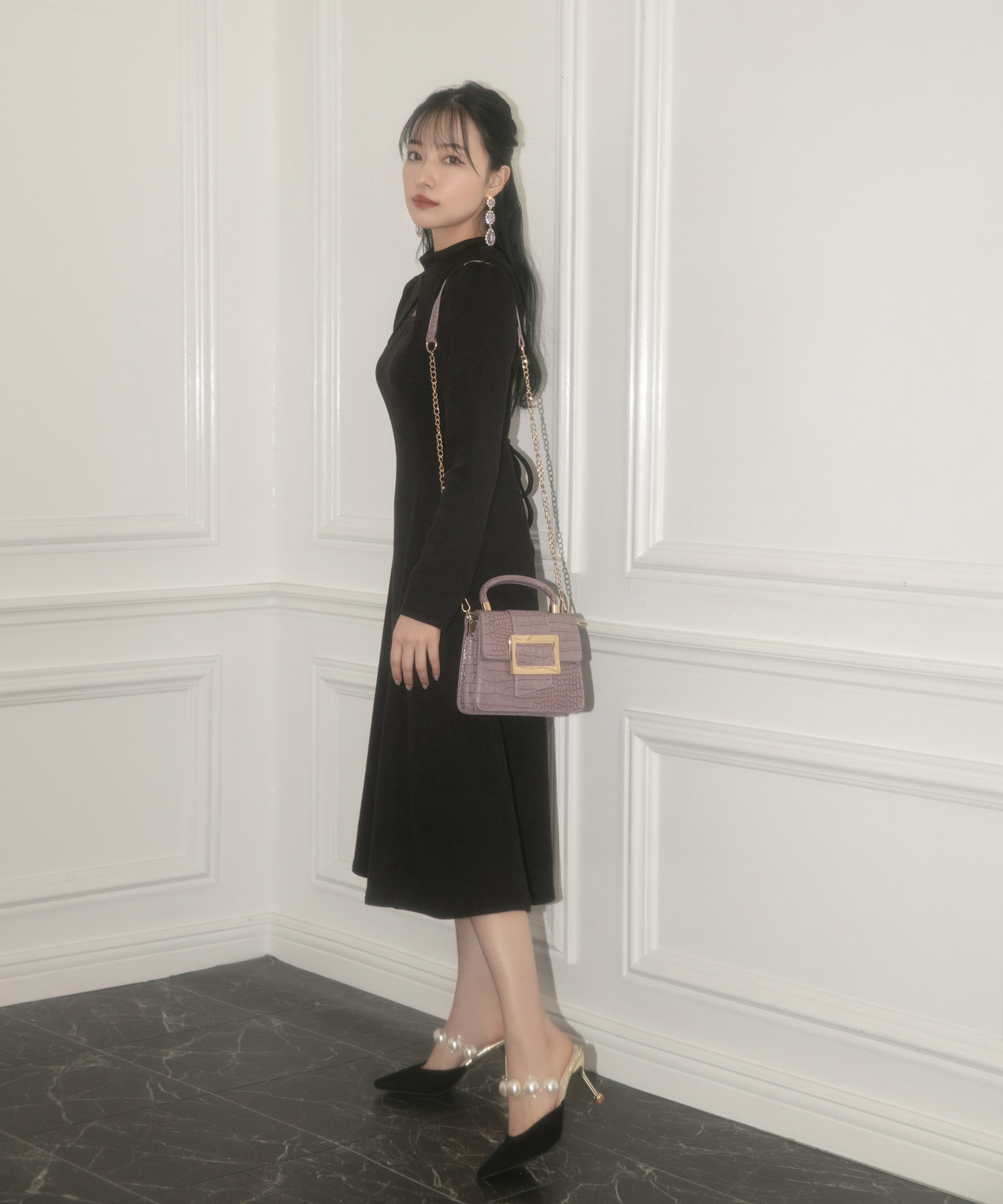 SELECT クロコミニバッグ