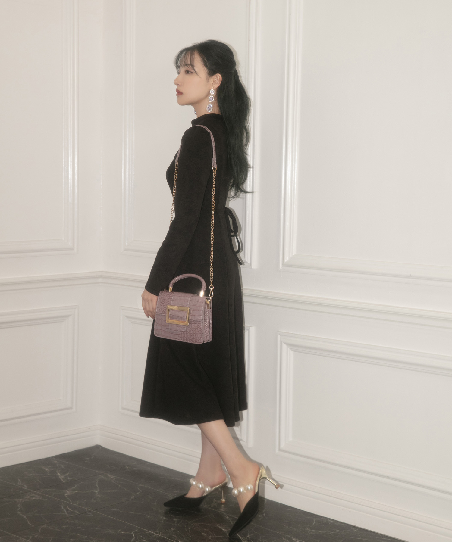 SELECT クロコミニバッグ