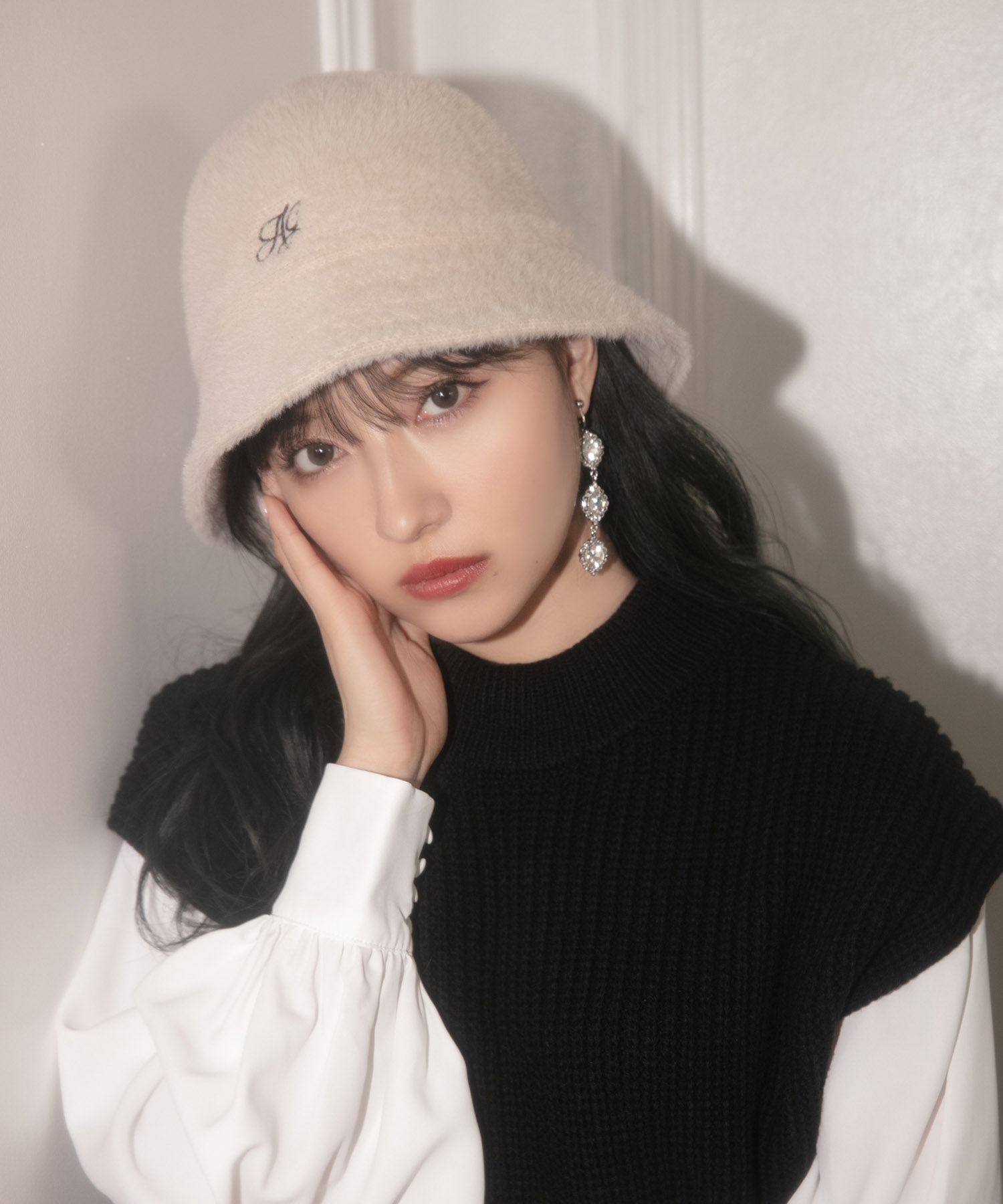 シャギーバケットハット